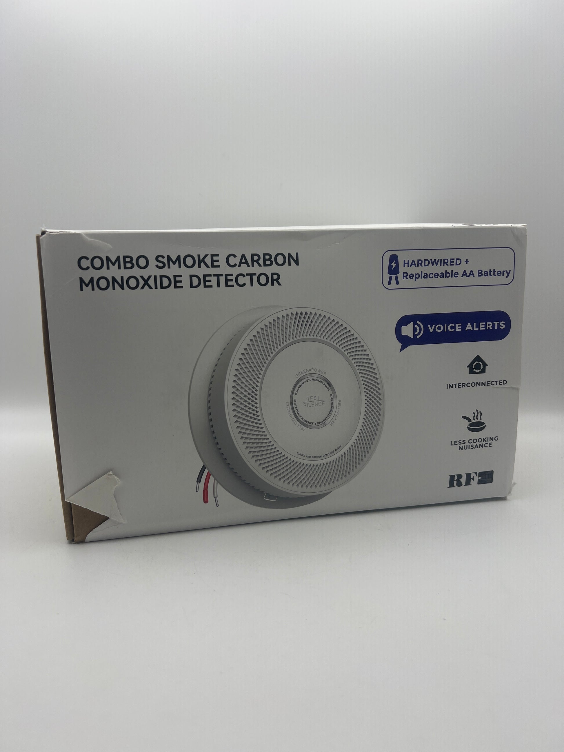 5-Pack Hardwired Smoke and Carbon Monoxide Detector Combo