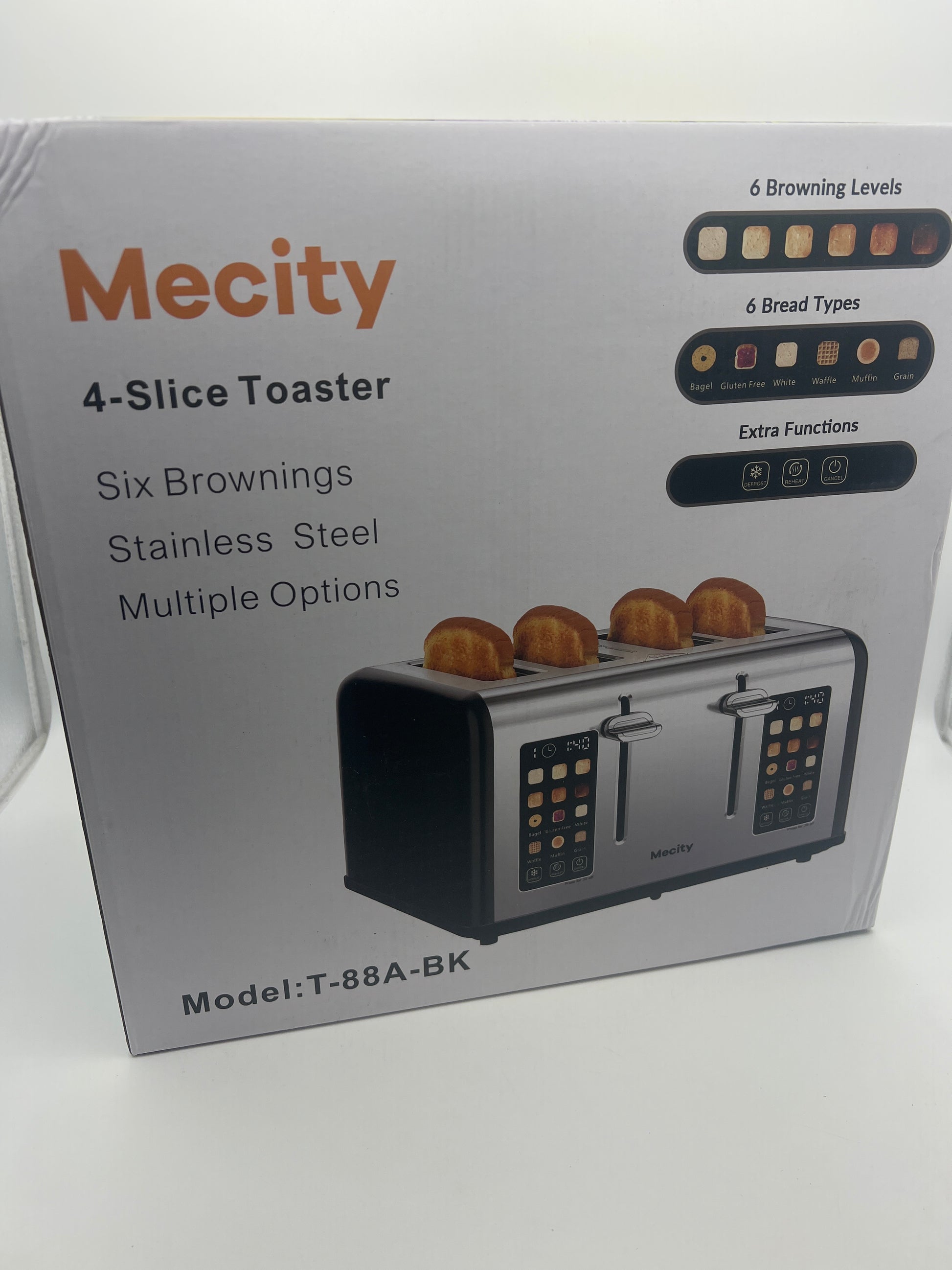 Mecity 4-Slice Toaster