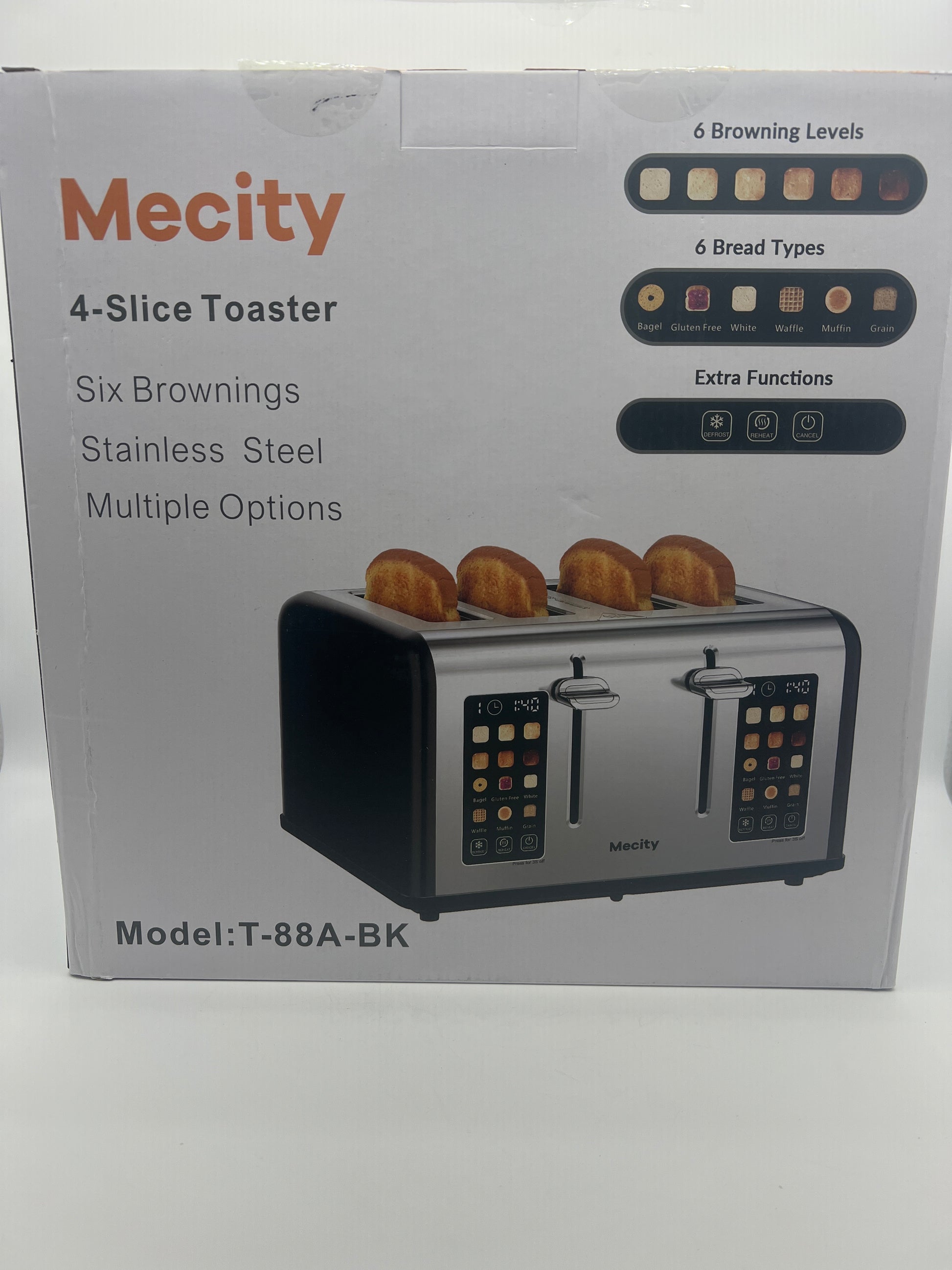 Mecity 4-Slice Toaster