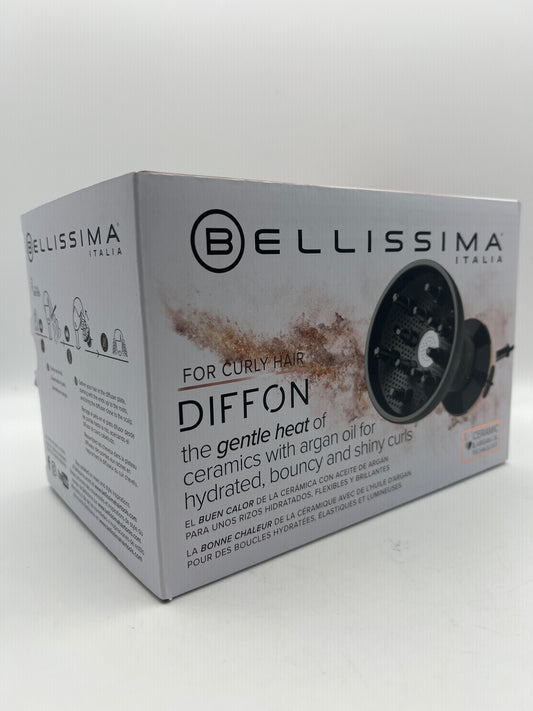 Bellissima Italia Diffon DF1 5000 Ceramic Curly Hair Dryer with Argan Oil