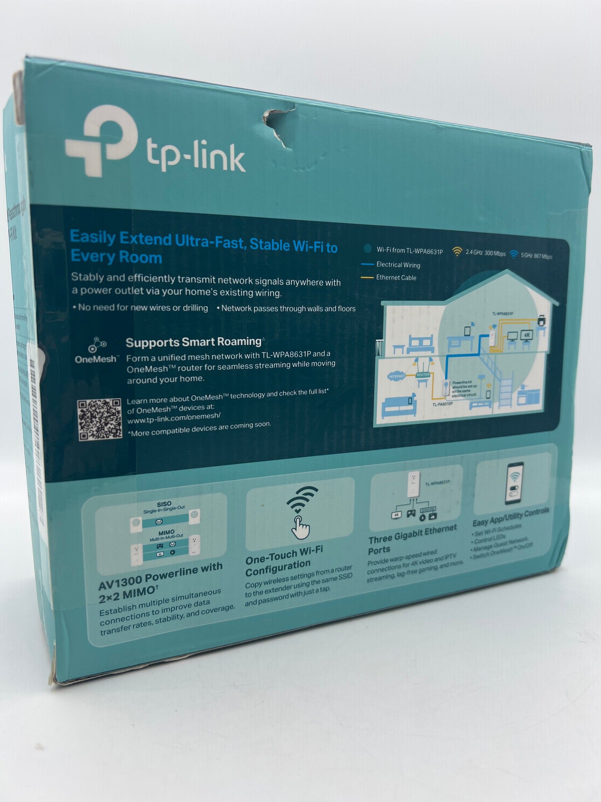 AV1300 Powerline Network Adapter