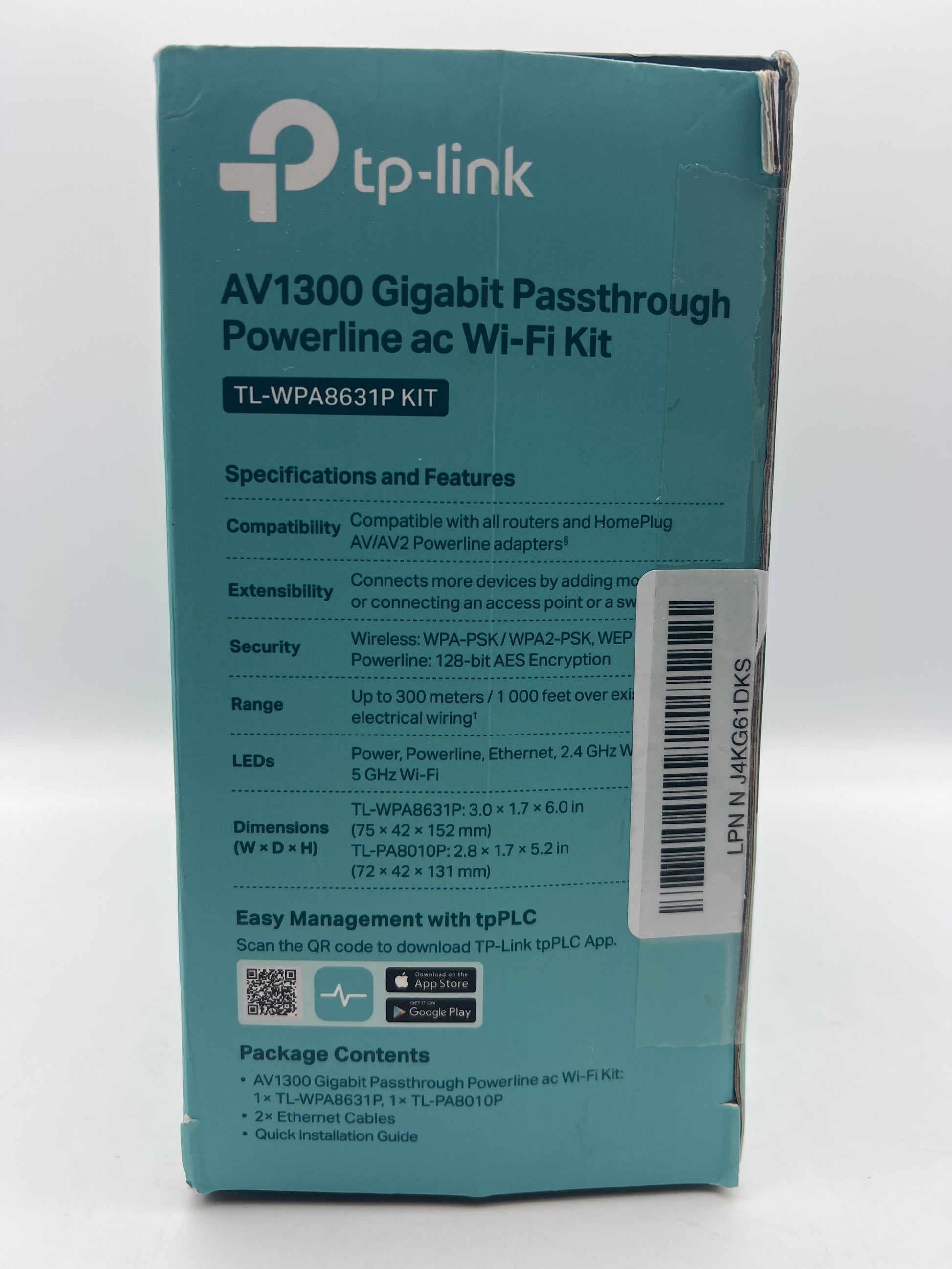 TP-Link Powerline WiFi Extender TL-WPA8631P KIT