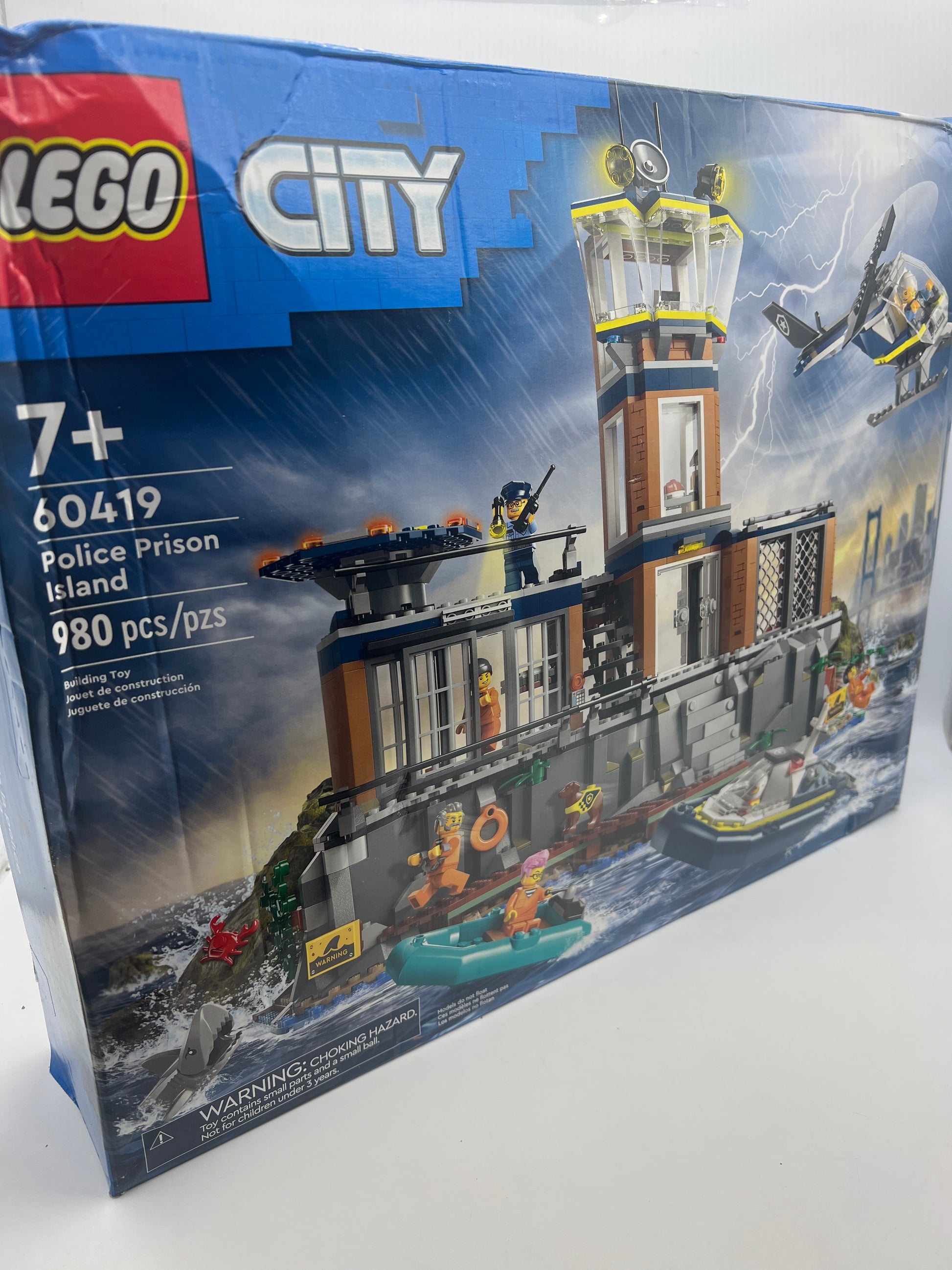 LEGO City Police Prison Island Set Components