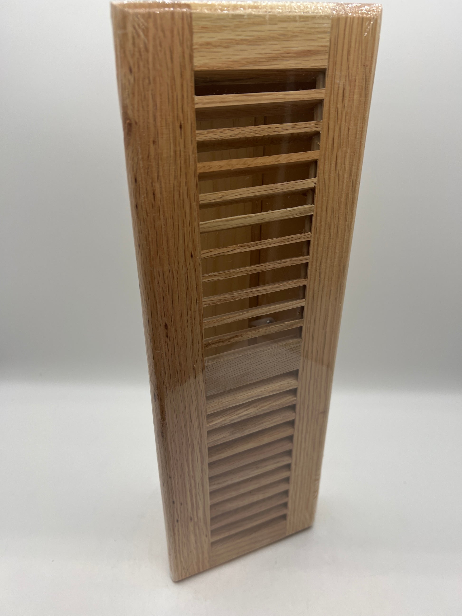 Red Oak Baseboard Vent Cover 15 Inch