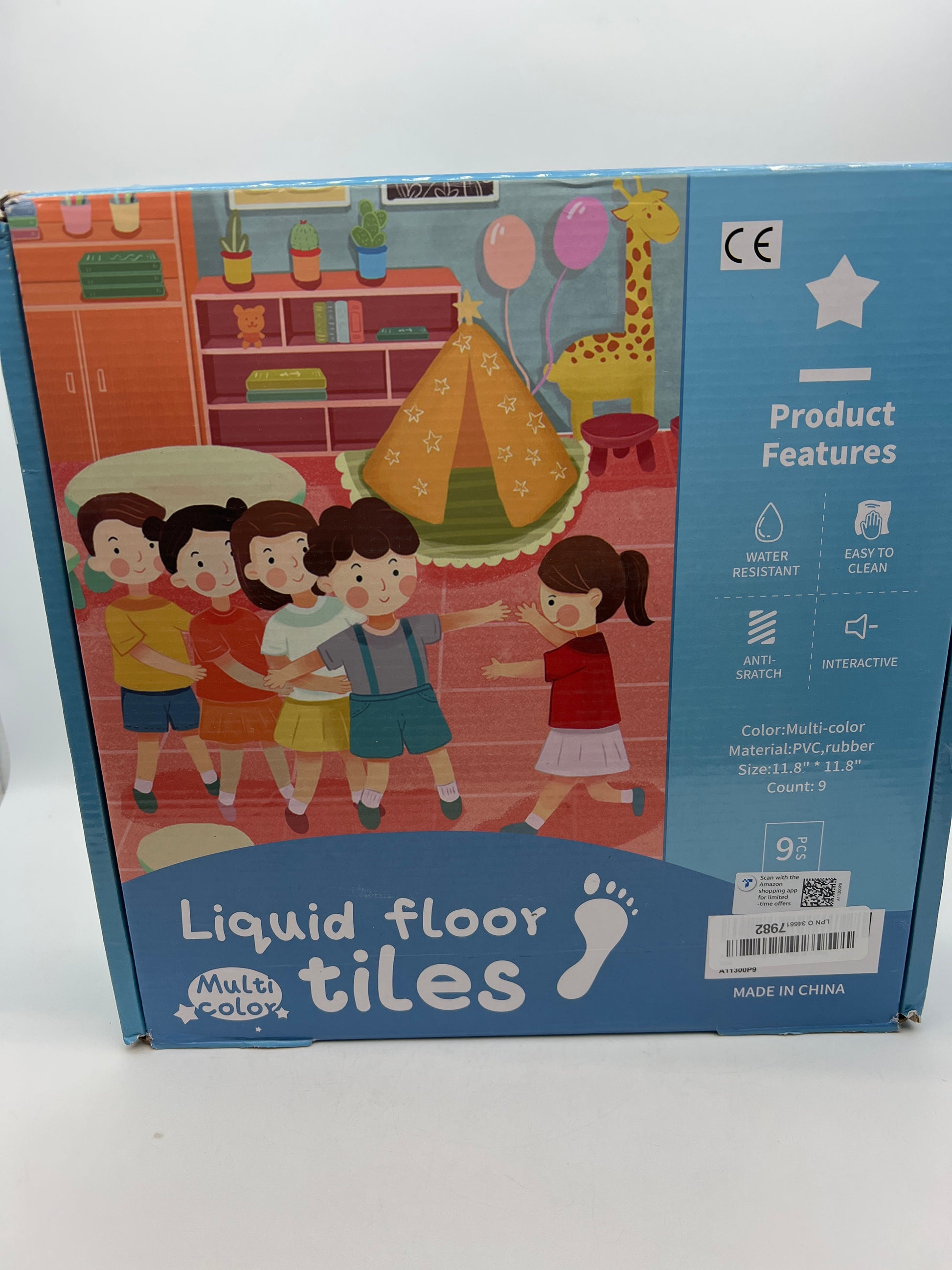 12" x 12" Pack of 9 Tiles