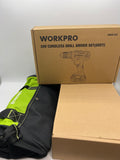 WORKPRO Home Tool Set with 20V Cordless Lithium-ion Drill Driver
