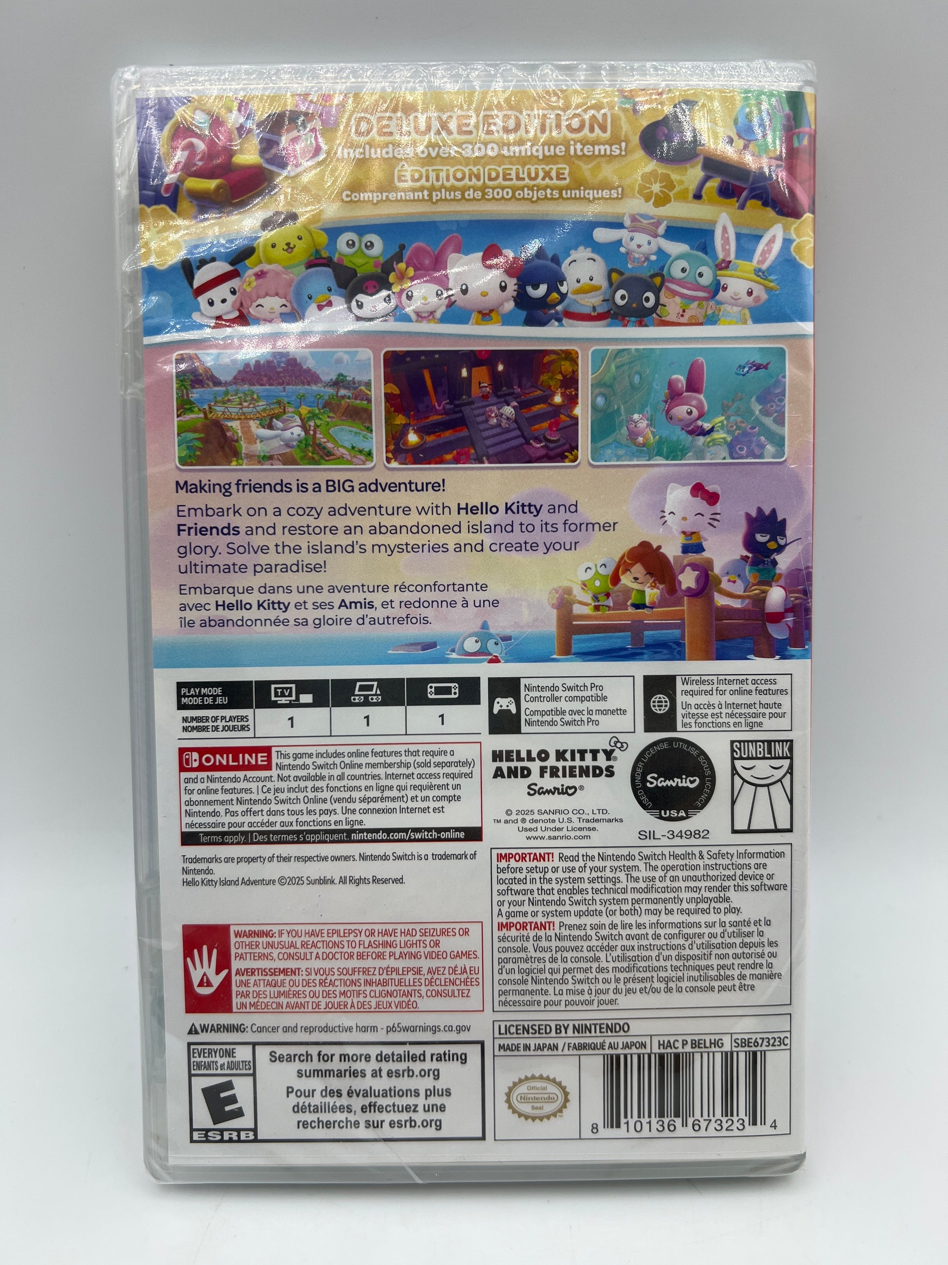 Hello Kitty Island Adventure Deluxe Edition Nintendo Switch