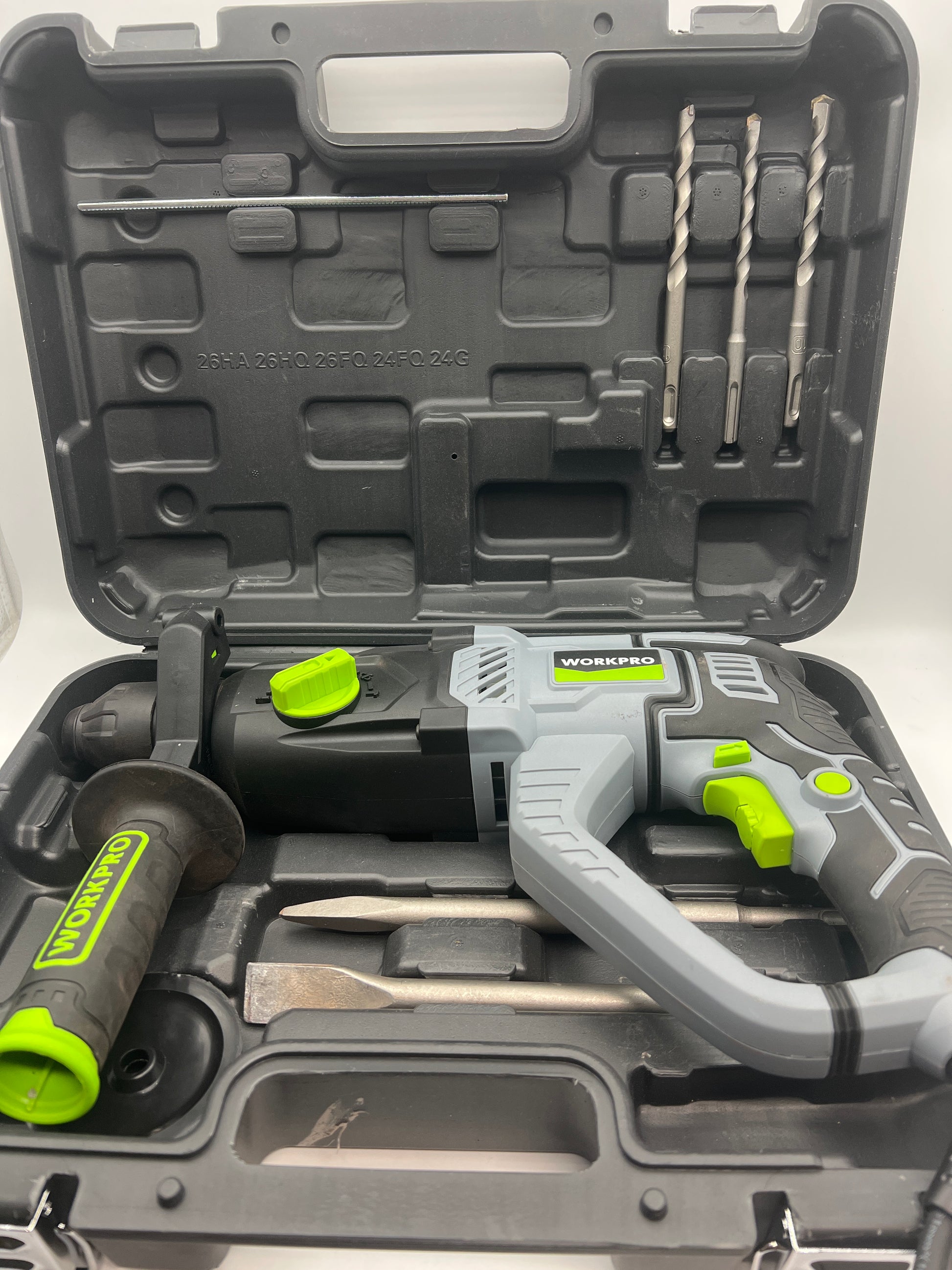 WORKPRO Premium 1-1/4 Inch SDS-Plus Rotary Hammer Drill