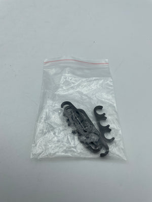 Set of 8 Round Ignition Coils D585 with Spark Plugs and 748UU 8mm Wires for Chevy and GMC Vehicles