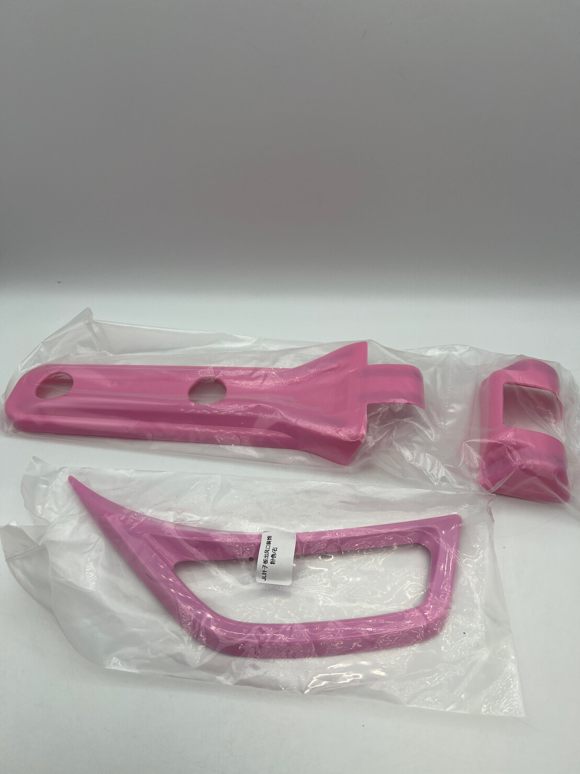 Jeep Wrangler exterior trim kit pink
