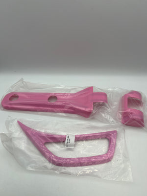 Jeep Wrangler exterior trim kit pink