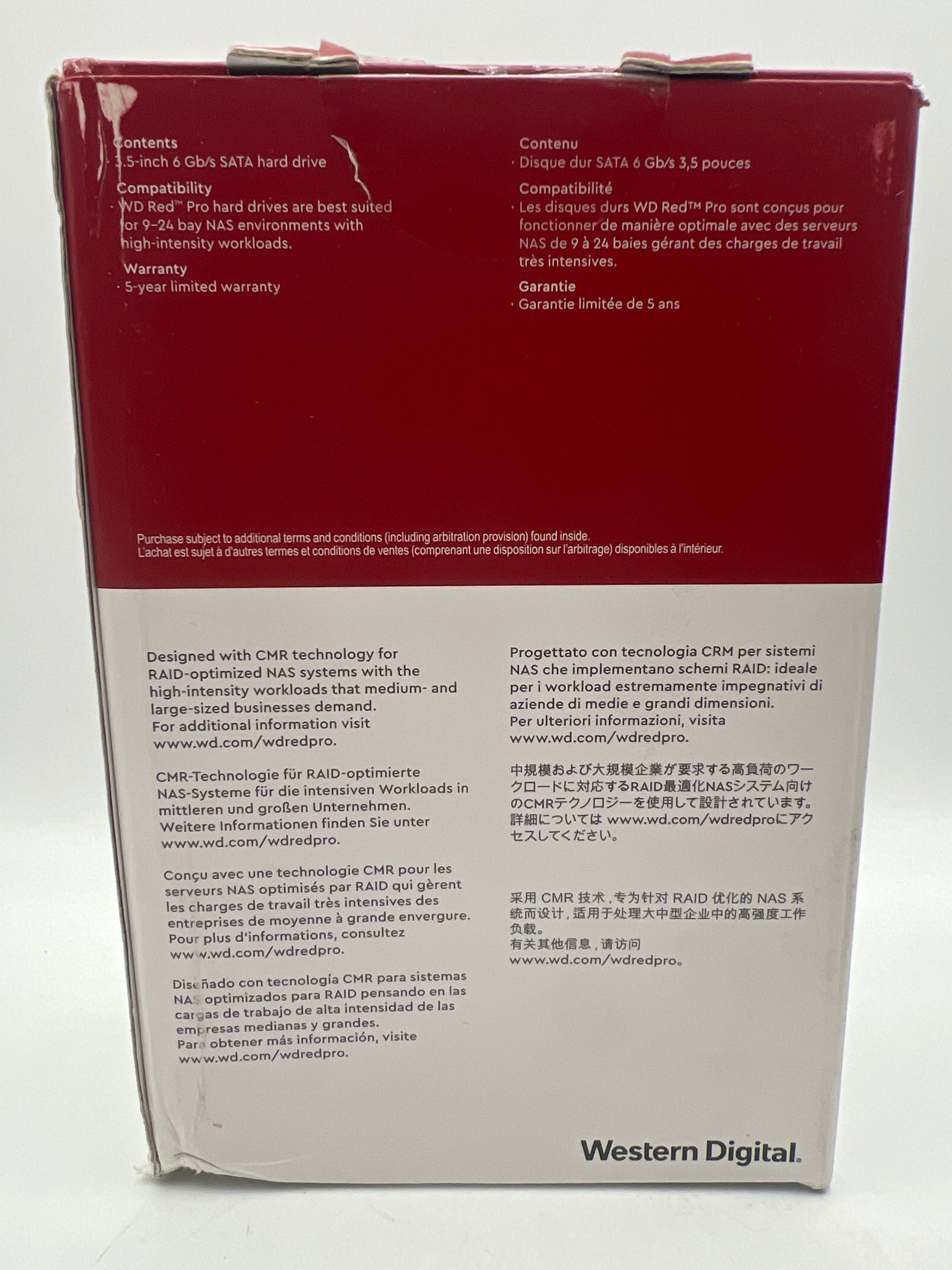 Western Digital 14TB WD Red Pro NAS Hard Drive