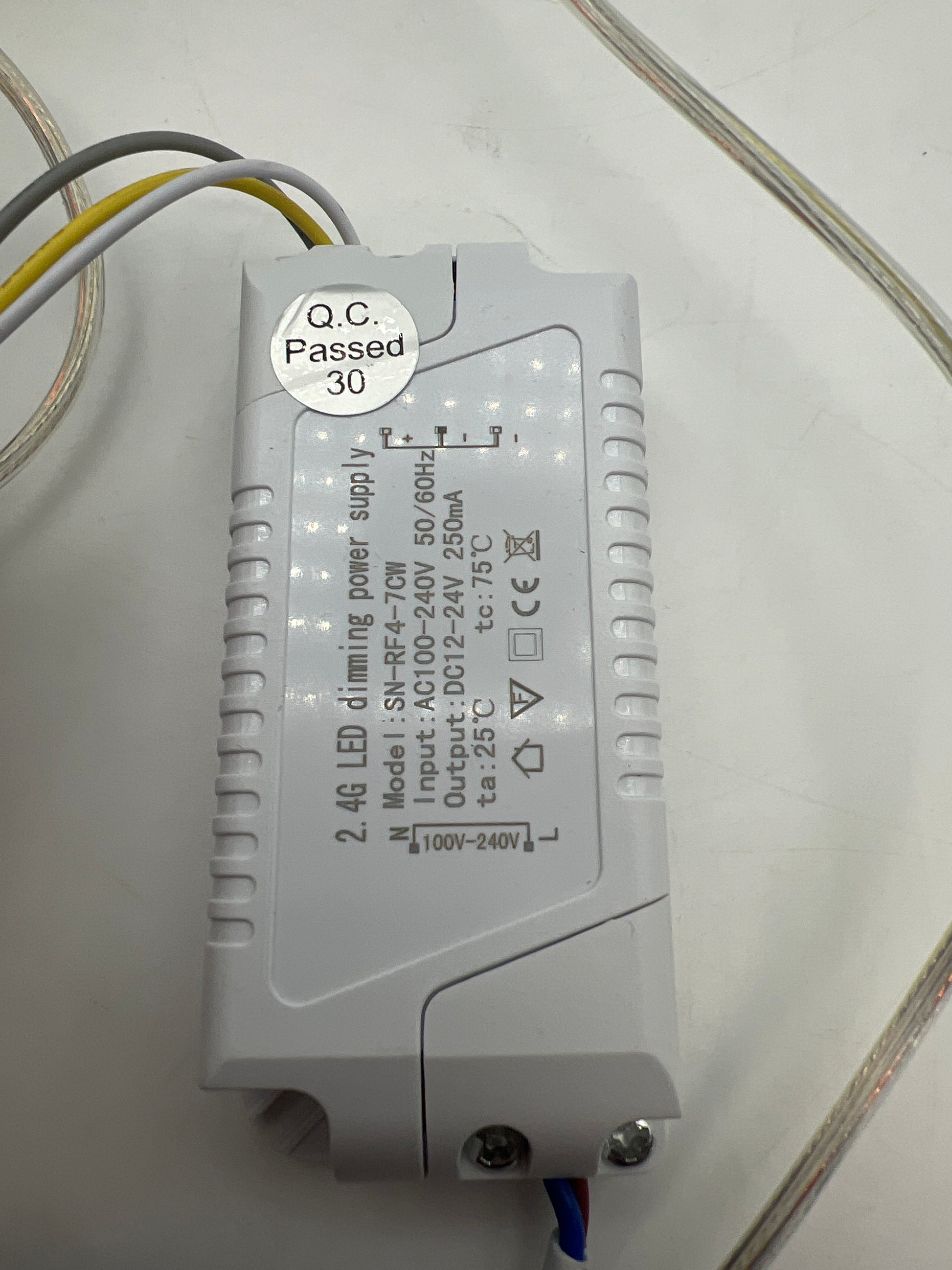 Modern Black Dimmable LED Fixture