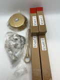 ZIRALIO Gold Sputnik Chandelier for Dining Room