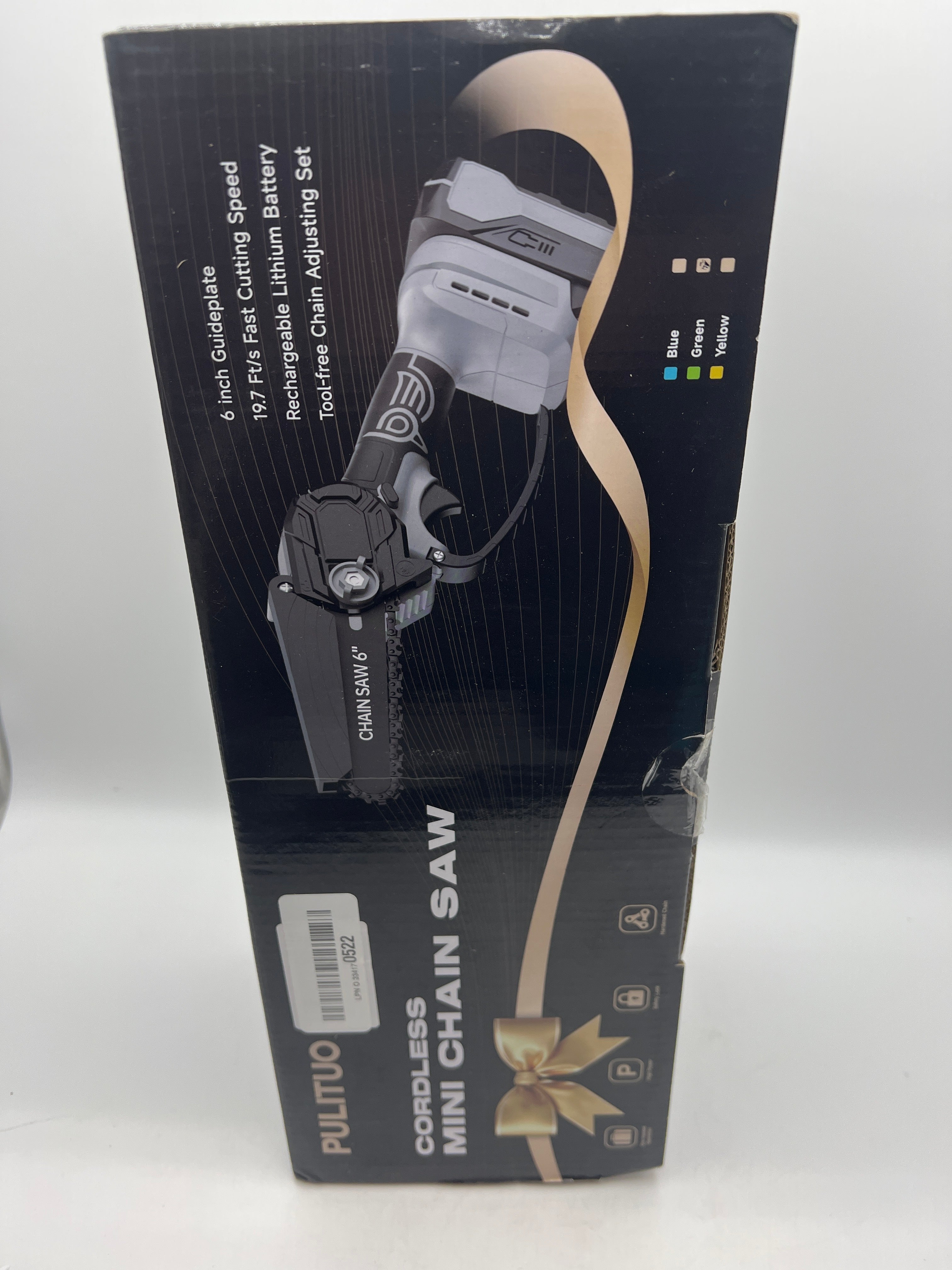 PULITUO Mini Chainsaw with Battery and Charger