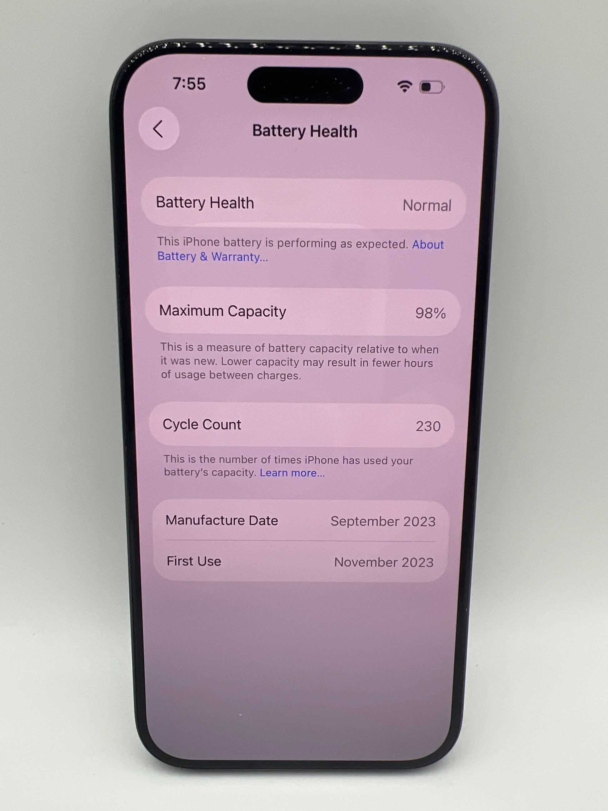 Apple iPhone 15 Pro 128GB Black Titanium - Unlocked (Renewed Premium)