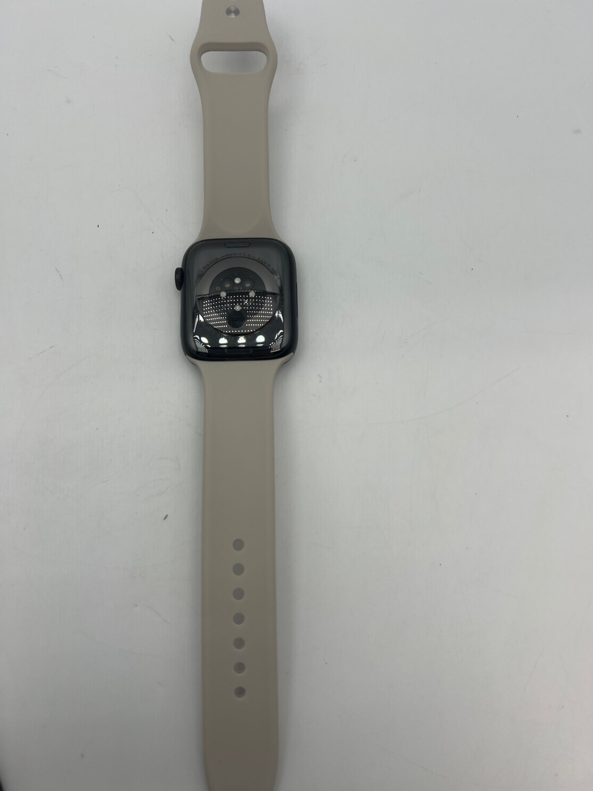 Apple Watch Series 9 GPS + Cellular 45mm Starlight Aluminum Case with Starlight Sport Band M/L