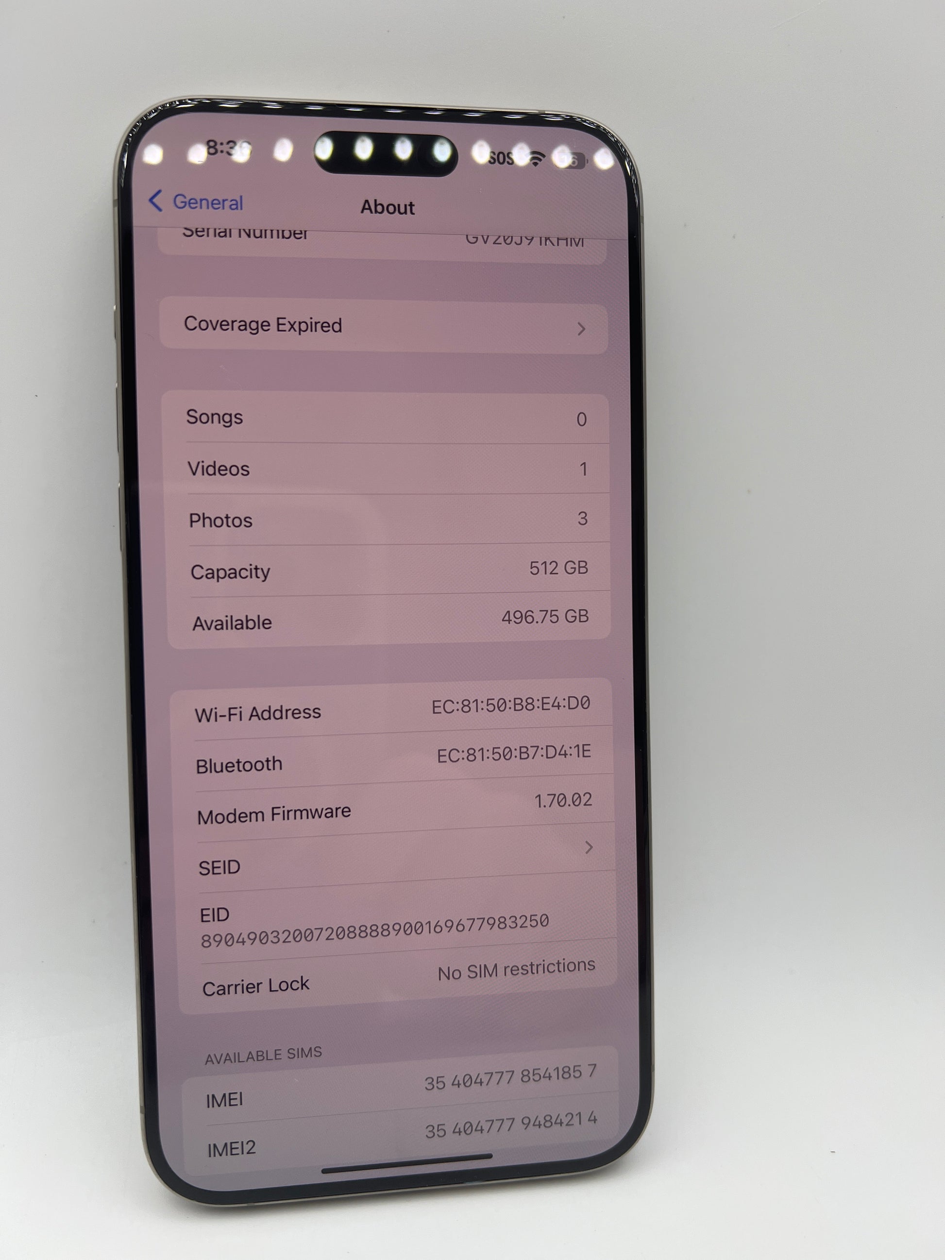 Apple iPhone 15 Pro Max 512GB Natural Titanium - Unlocked (Renewed Premium)