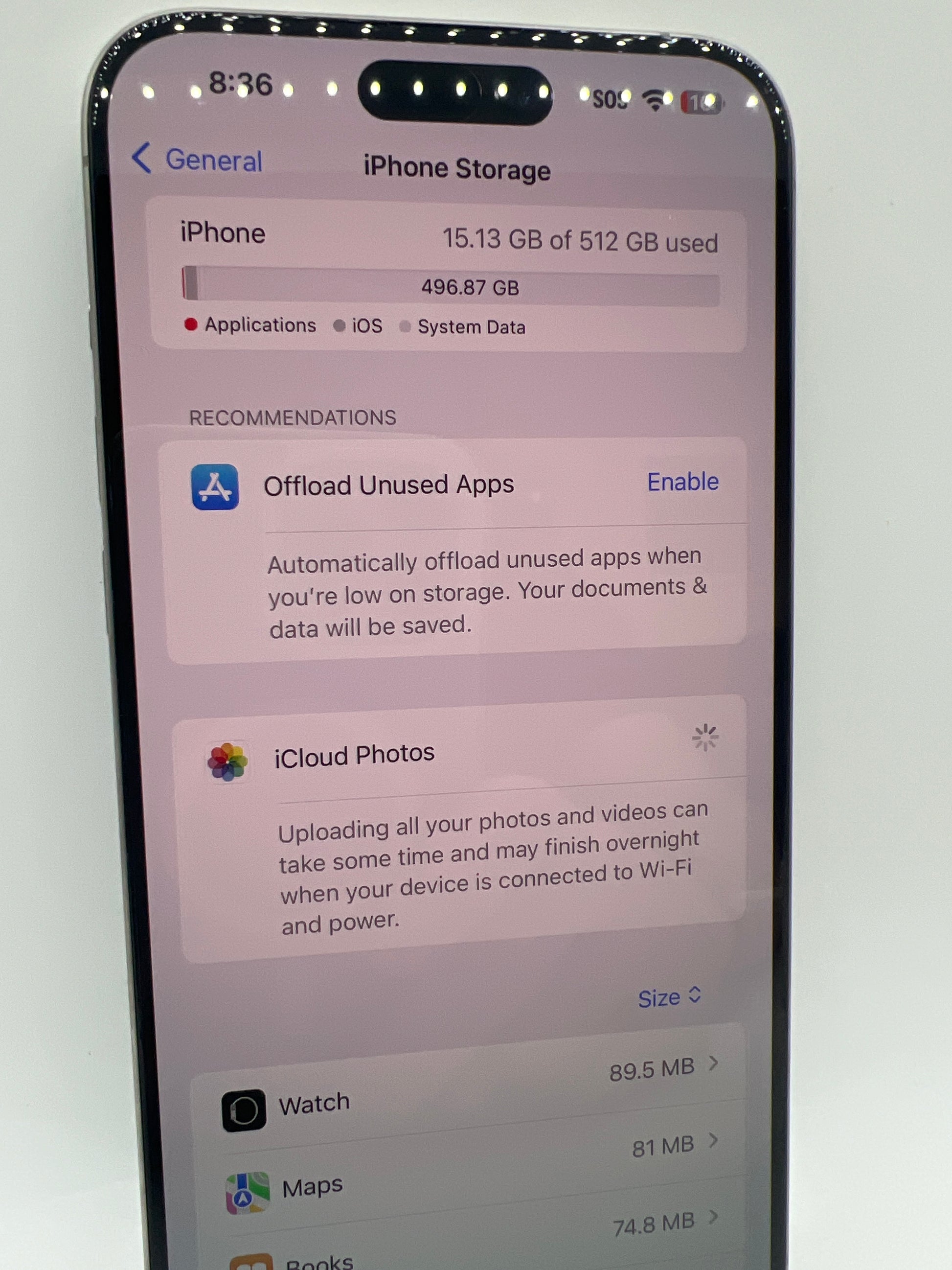 Apple iPhone 15 Pro Max 512GB Natural Titanium - Unlocked (Renewed Premium)