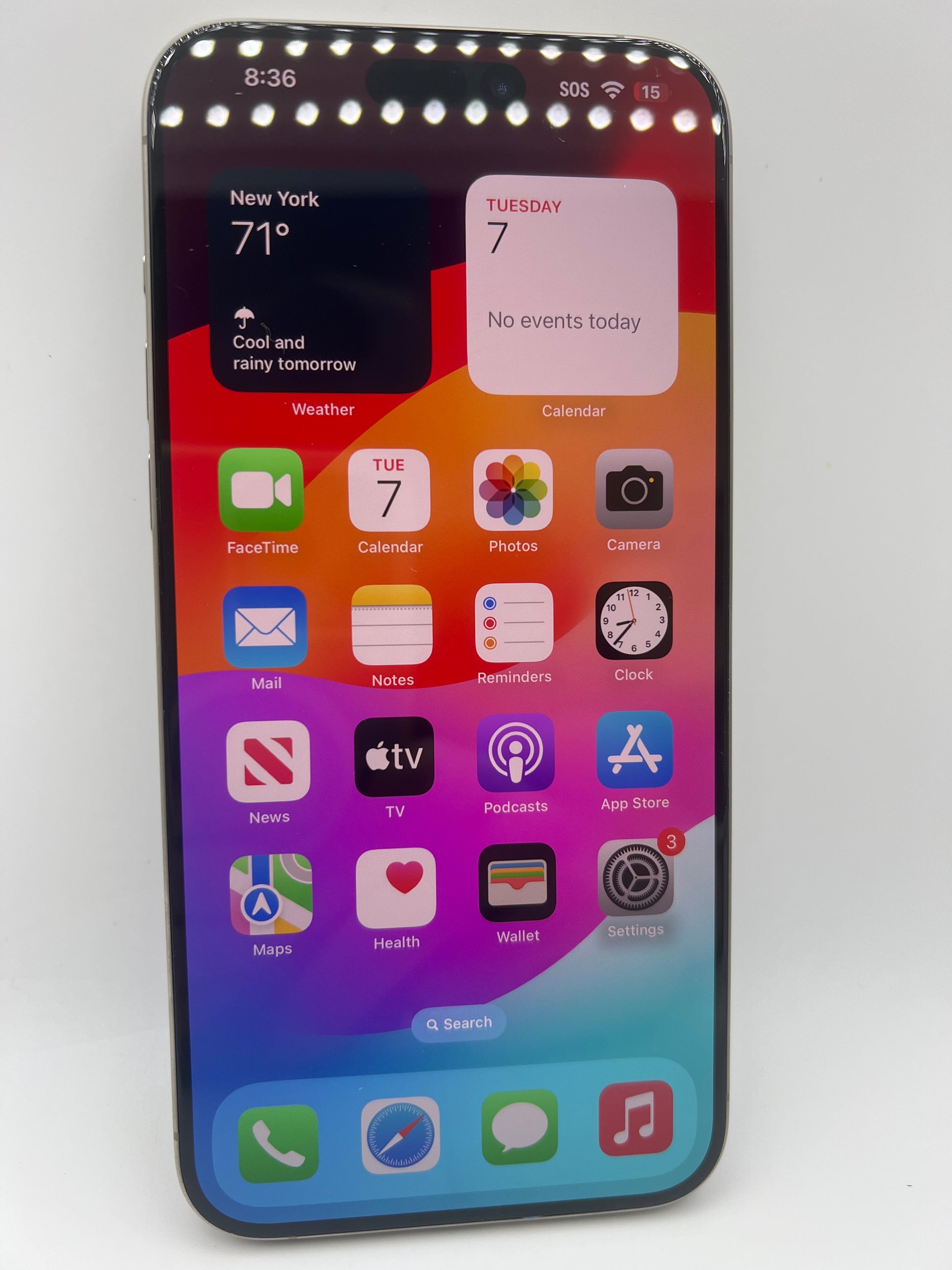 Apple iPhone 15 Pro Max 512GB Natural Titanium - Unlocked (Renewed Premium)