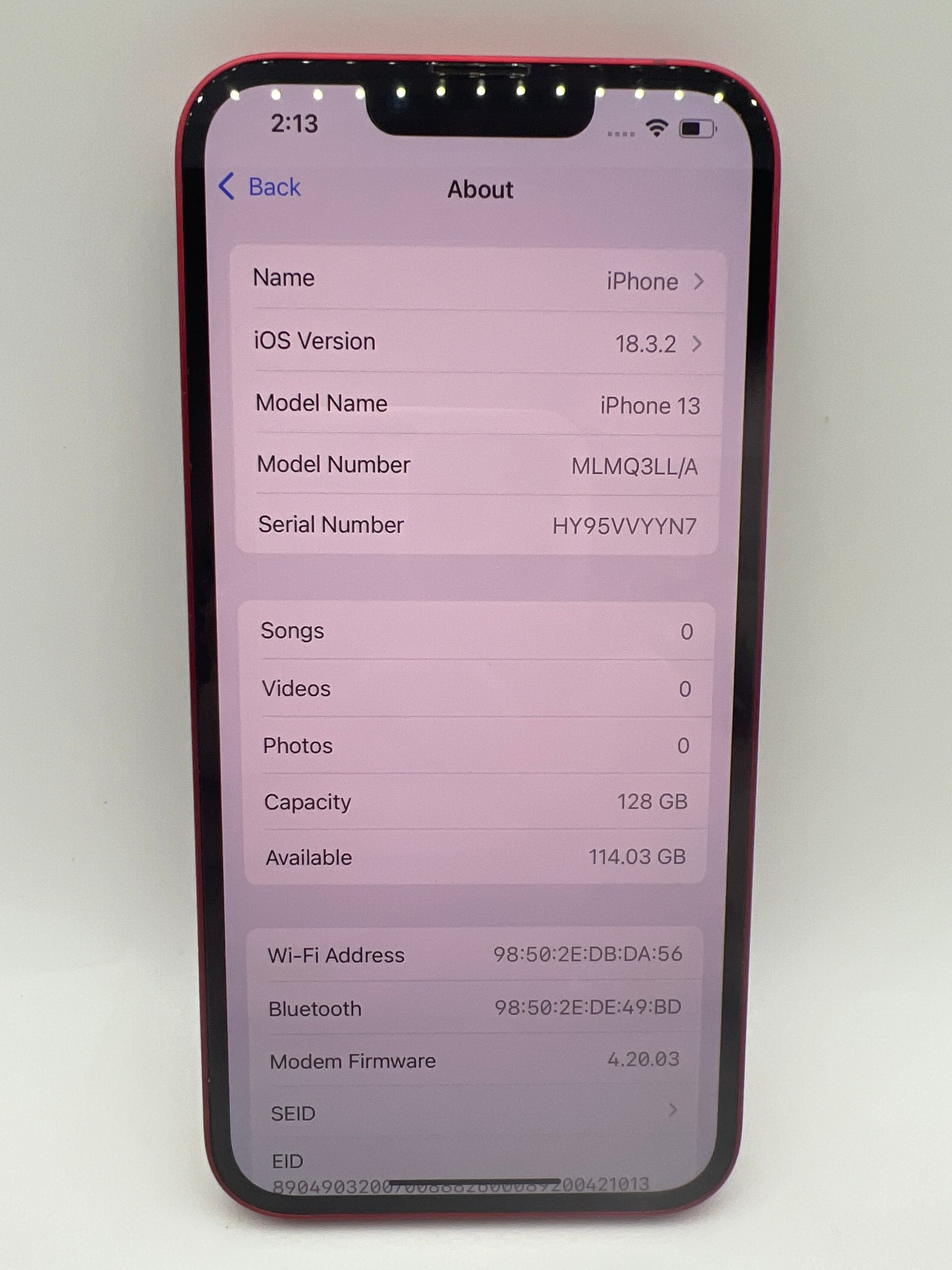 Apple iPhone 13 128GB (PRODUCT)RED Unlocked Renewed