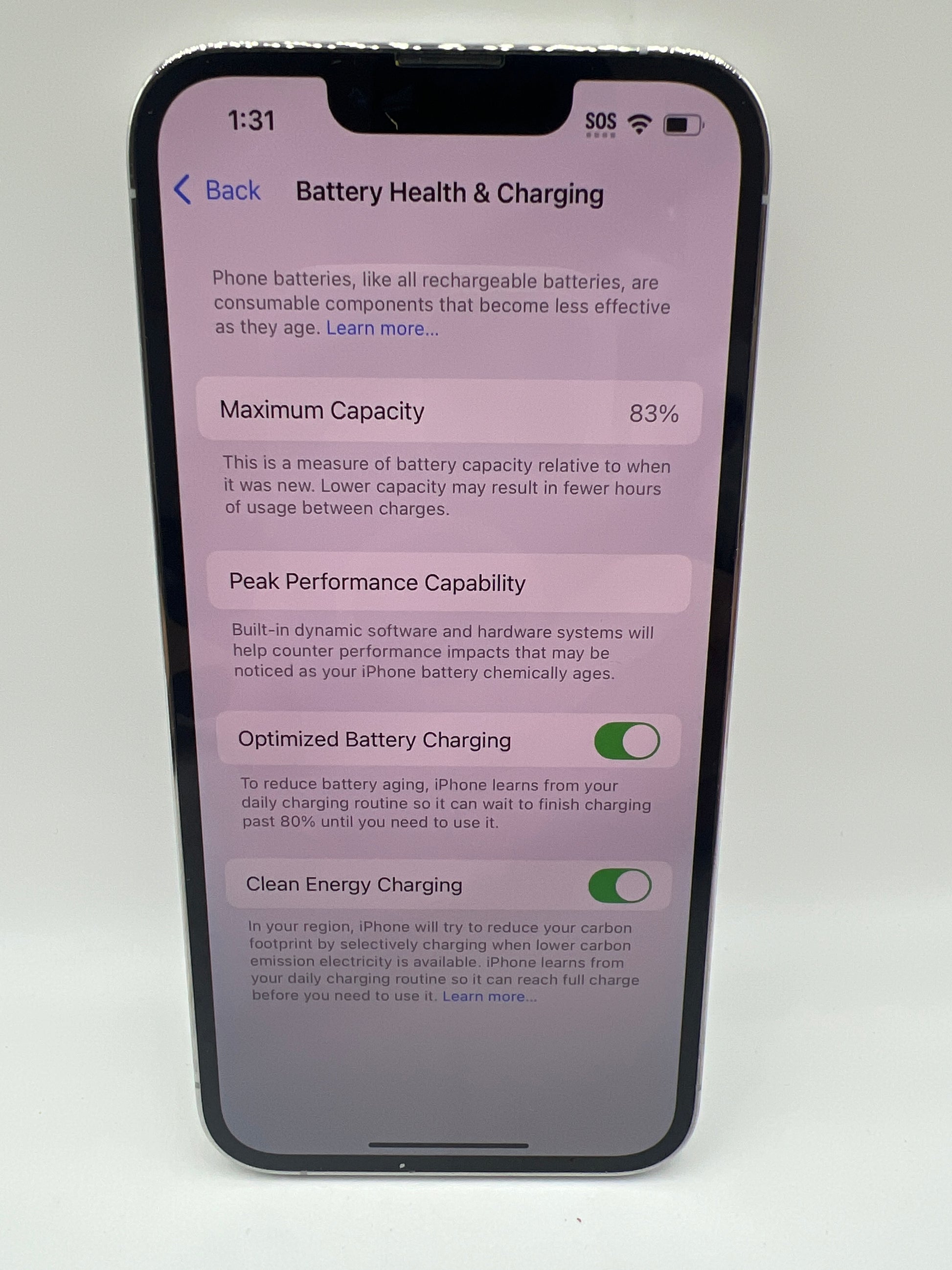 Apple iPhone 13 Pro 128GB Silver - Unlocked (Renewed)