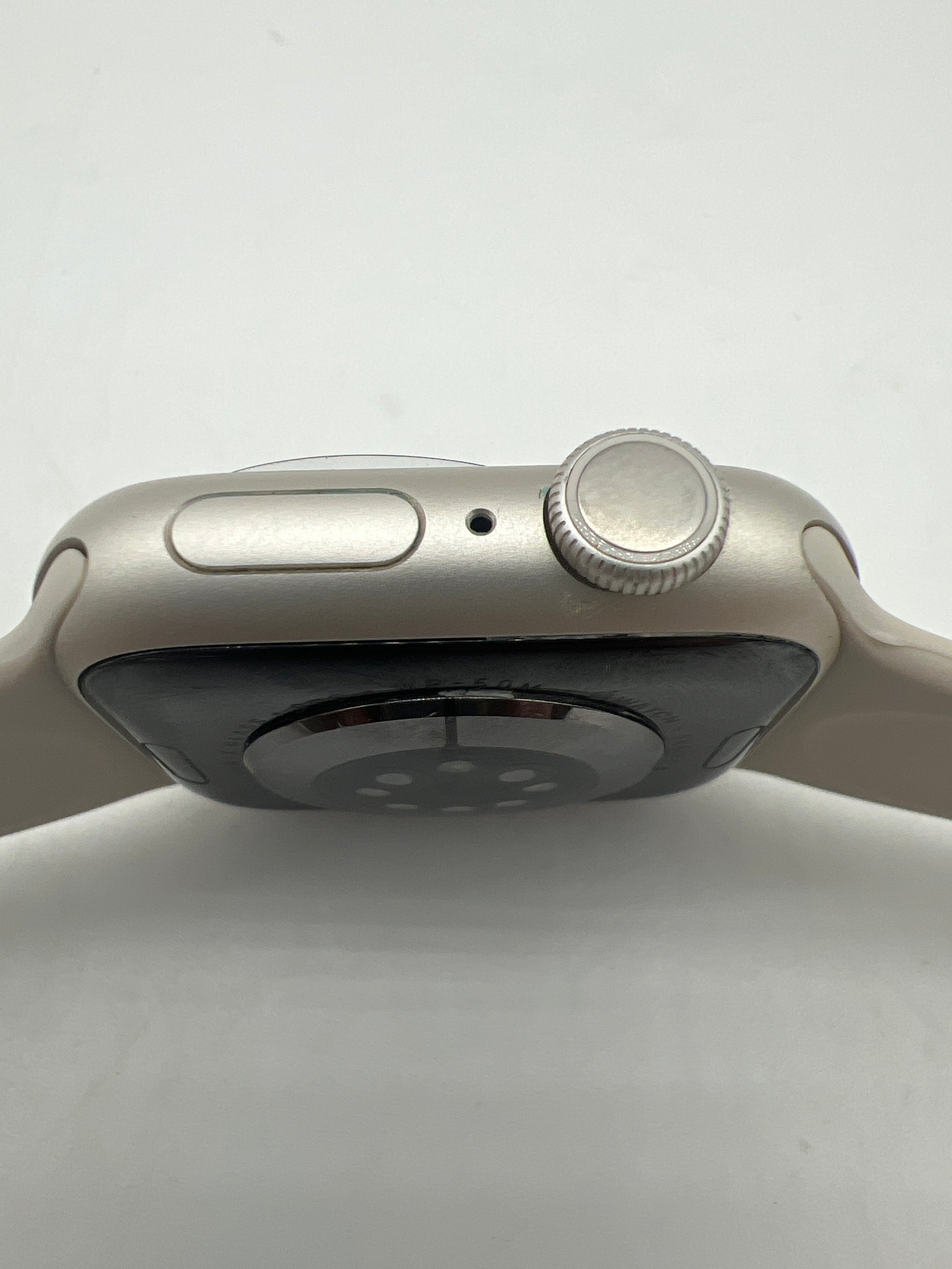 Apple Watch Series 8 GPS 41MM Starlight Aluminum Case with Starlight Sport Band M/L Renewed Premium