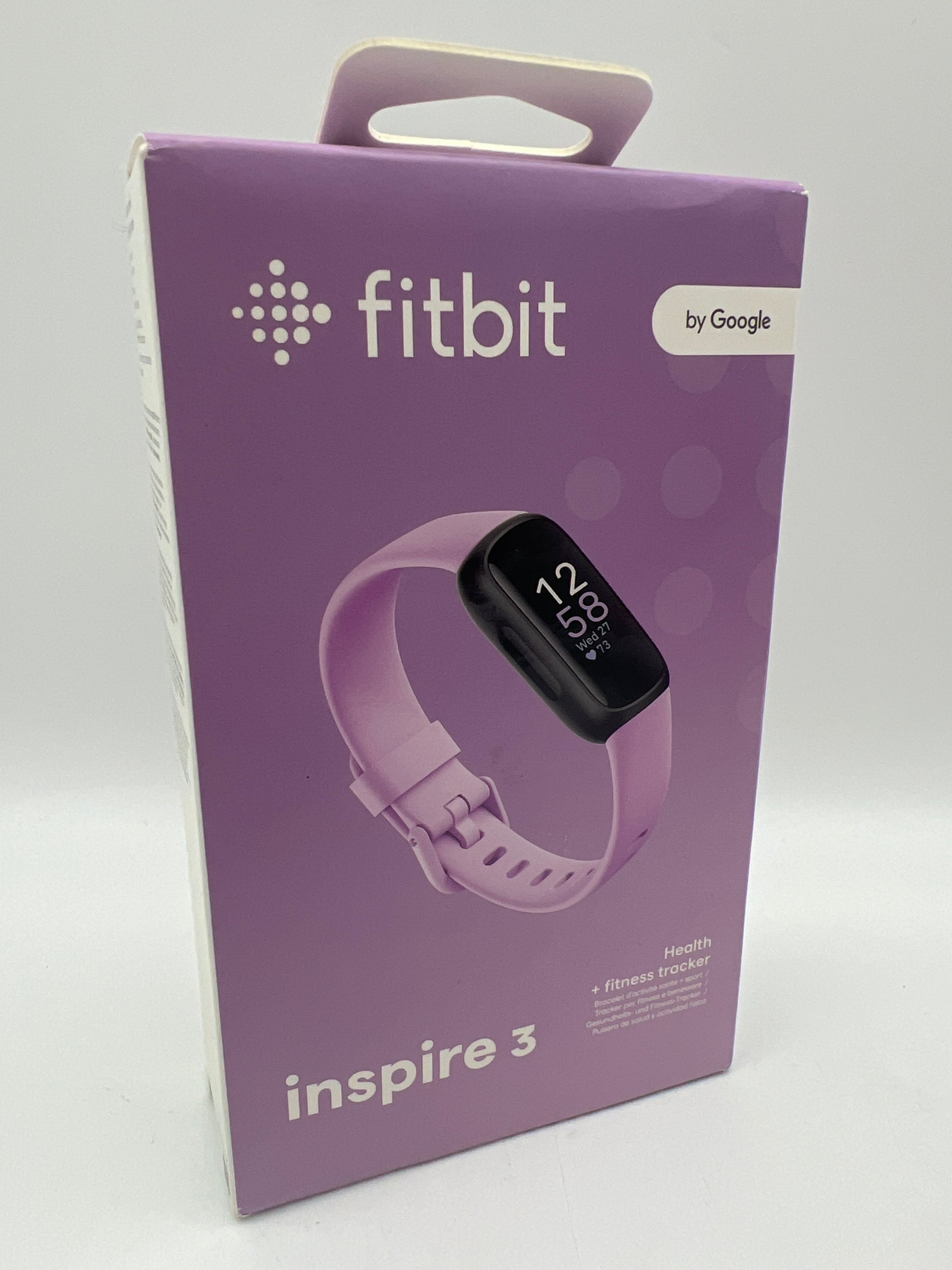Fitbit Inspire 3 Health & Fitness Tracker – Lilac Bliss/Black