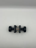 Heavy Duty Square Black Interior Door Knobs for Bedroom