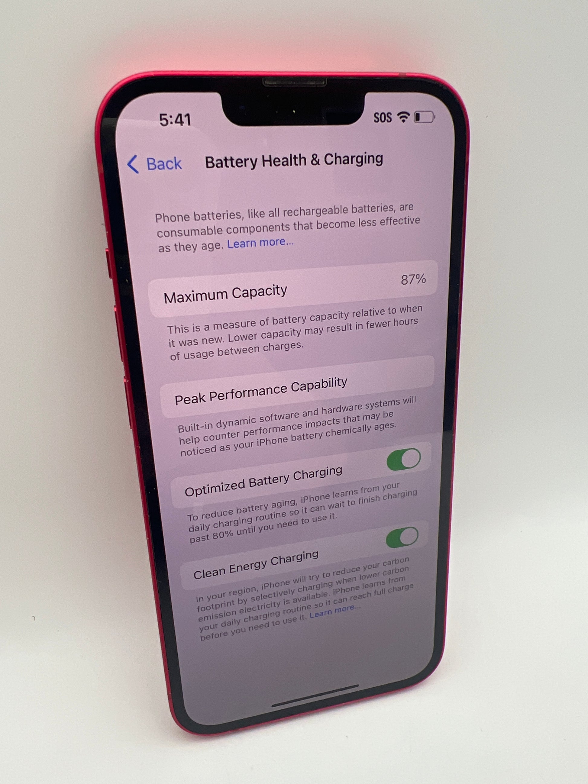 Apple iPhone 14 side view