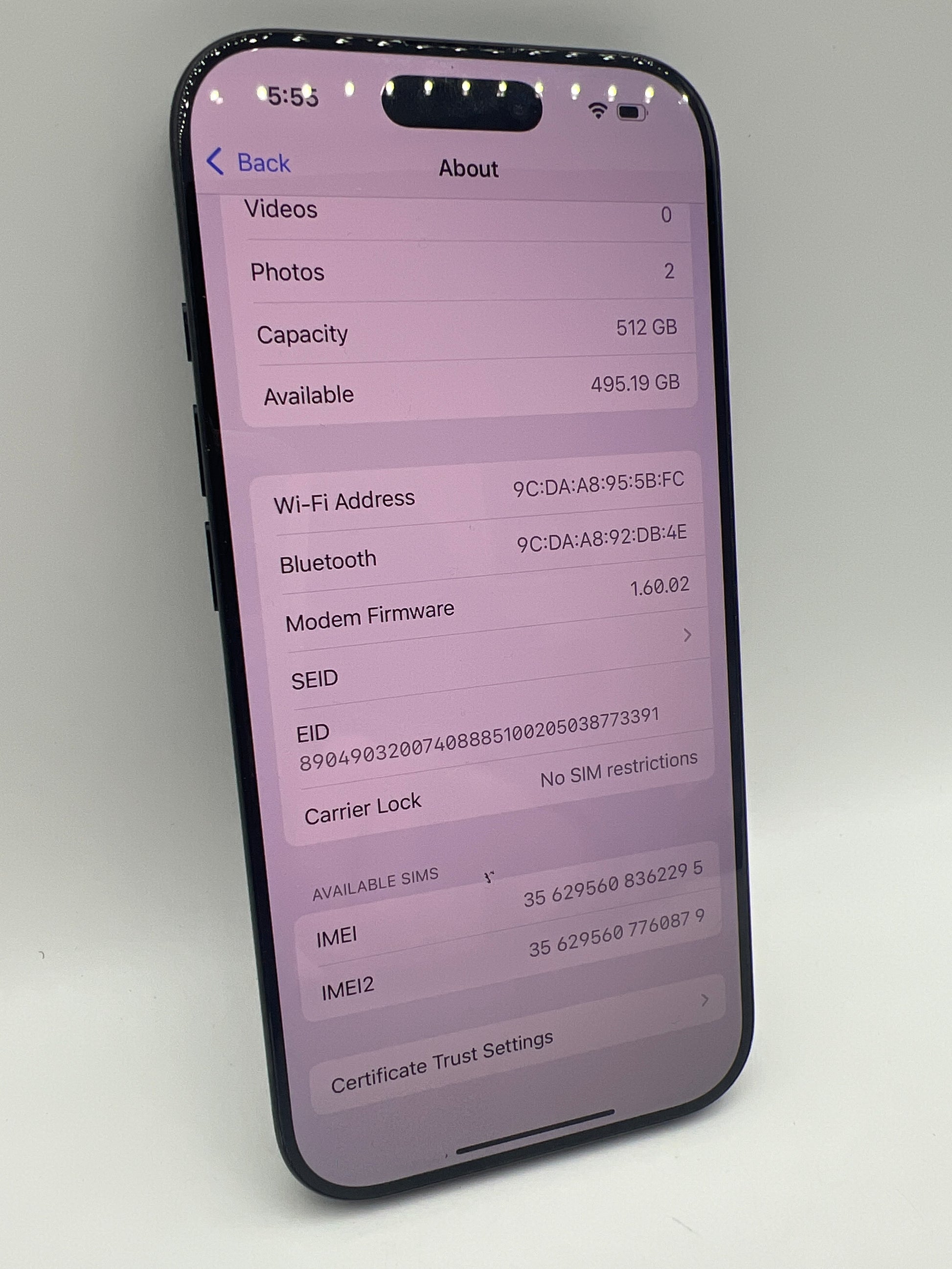 Apple iPhone 16 Pro 512GB Black Titanium - Unlocked (Renewed)