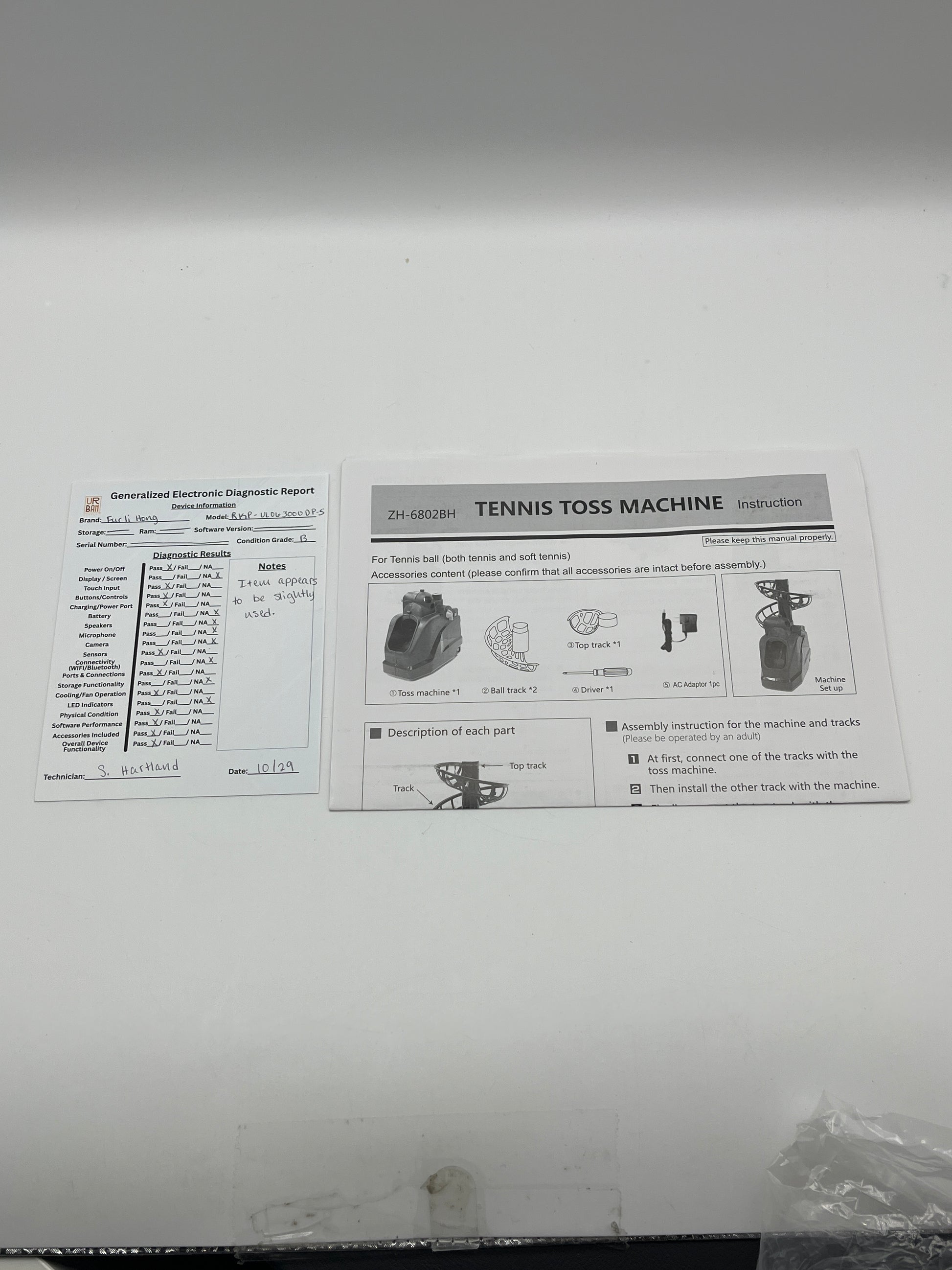 Battery or AC Powered Ball Launcher