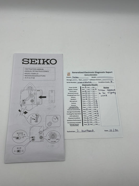 Seiko Baron Mantel Chime Clock