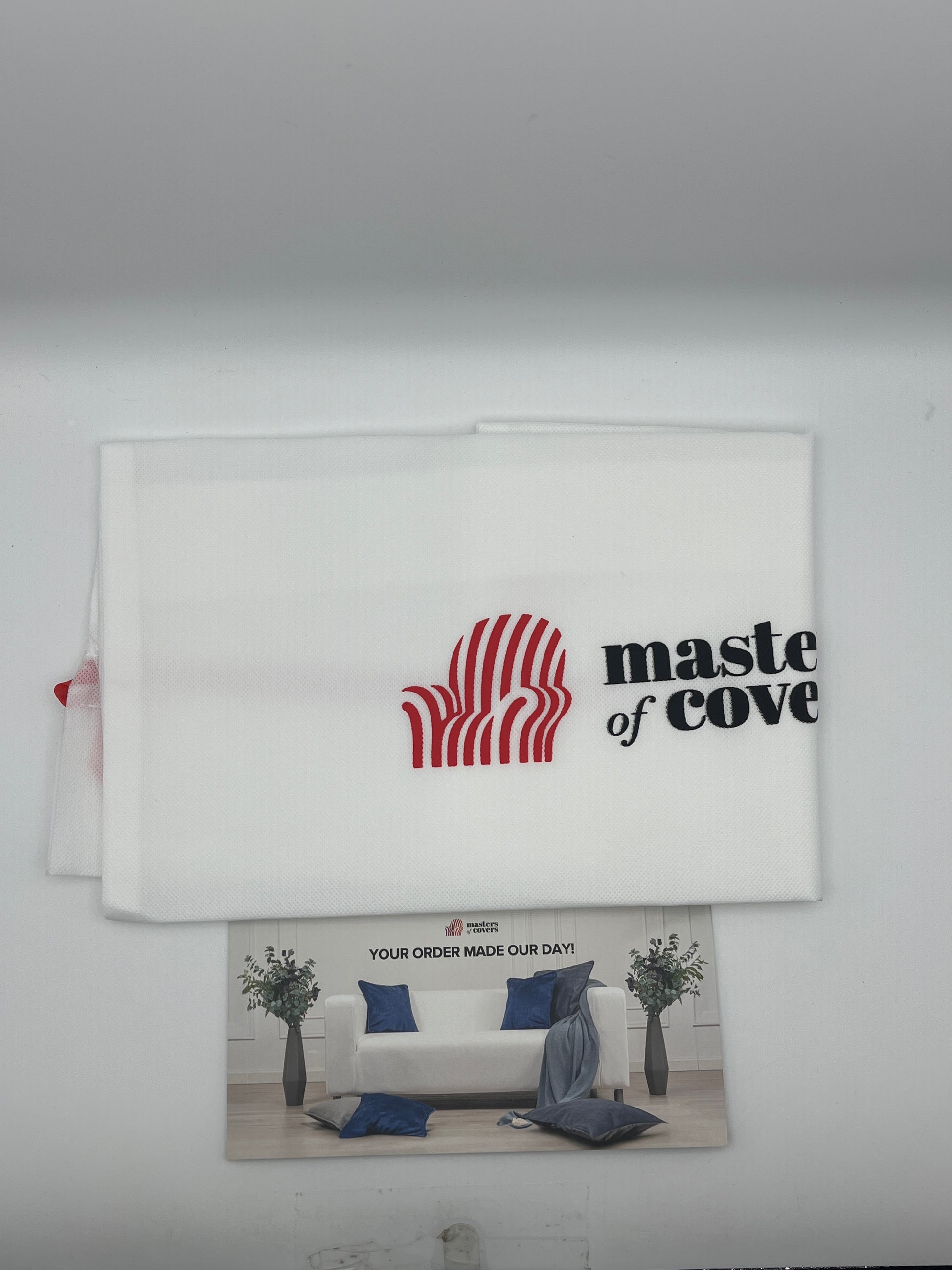 MASTERS OF COVERS Snug Fit Karlstad 3 Seat Sofa Cover Light Grey