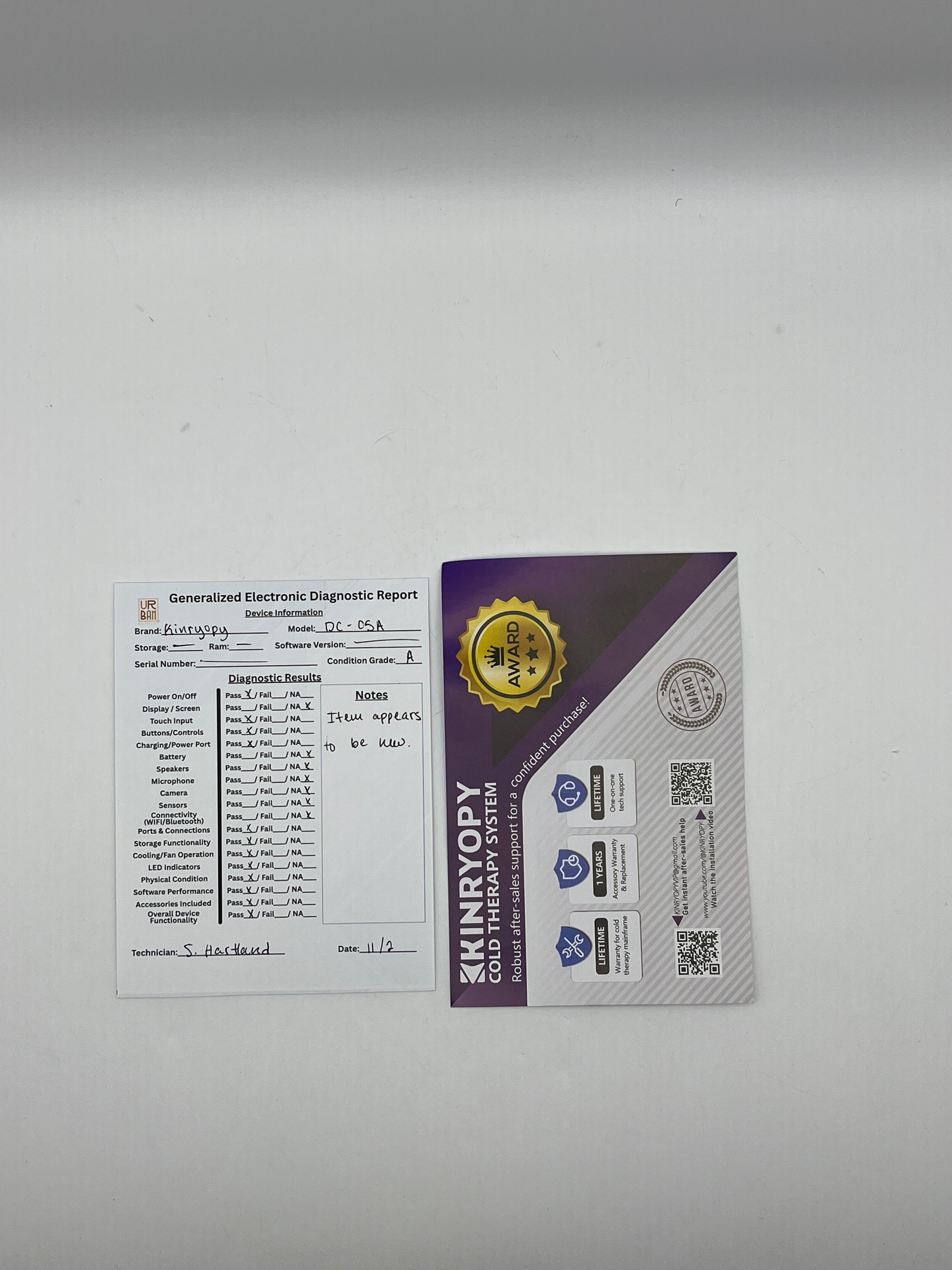 KINRYOPY Cold Therapy Machine for Shoulder