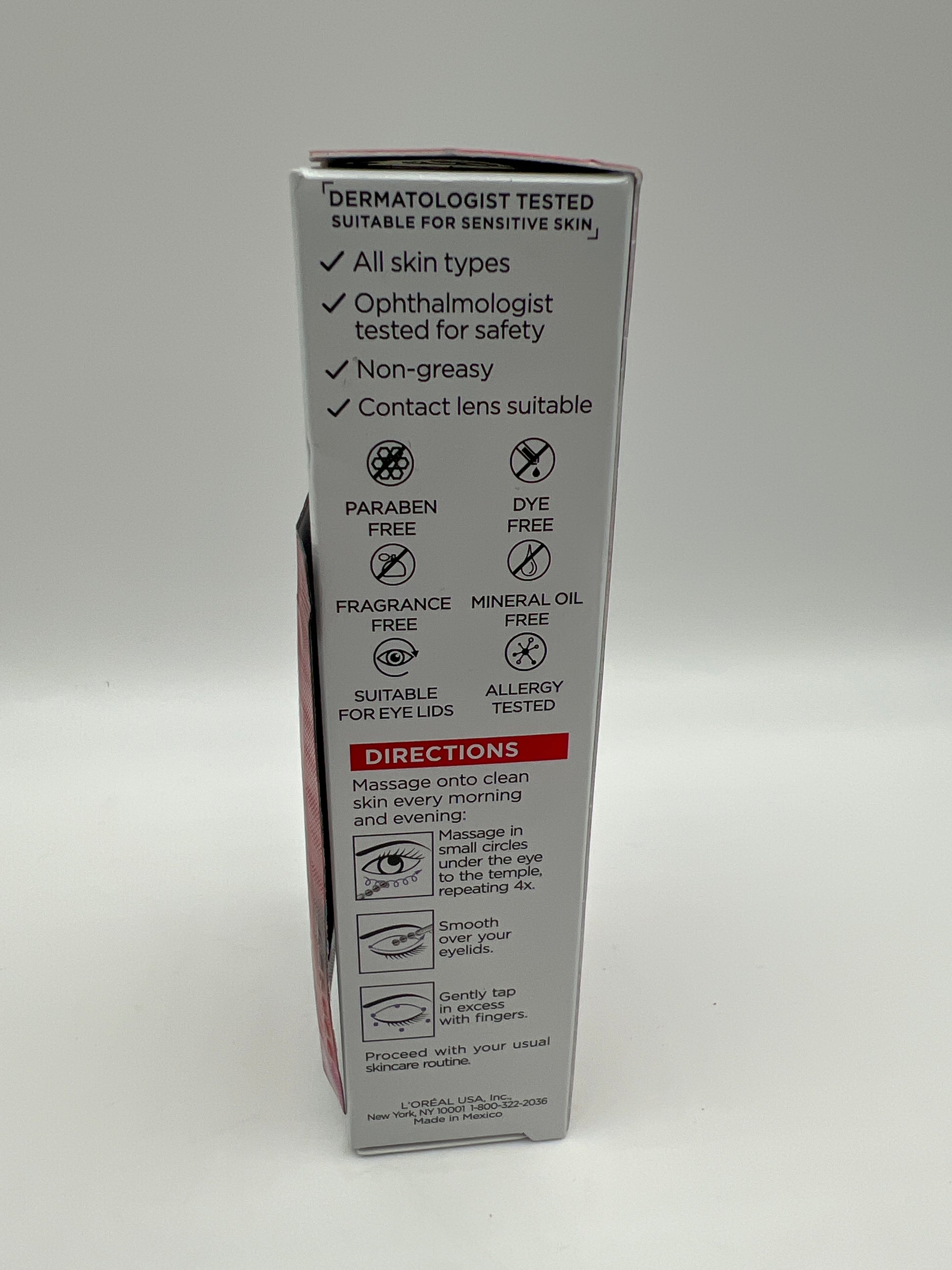 L'Oreal Paris Revitalift Derm Intensives Hyaluronic Acid + Caffeine Hydrating Eye Serum