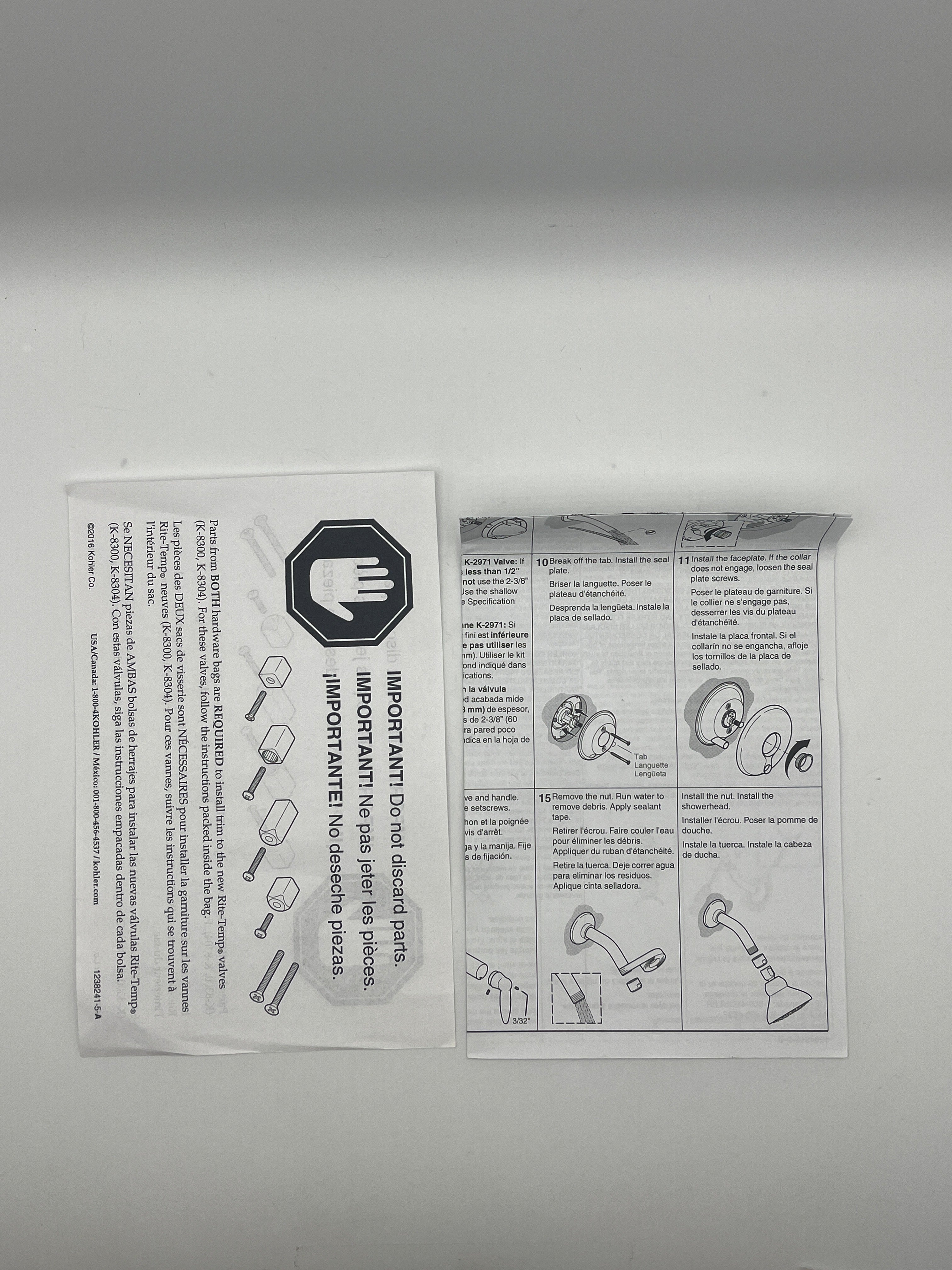 Kohler Purist Valve Trim