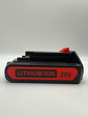 2-Pack 20V 3.0Ah Replacement Batteries & Charger for Black & Decker Tools