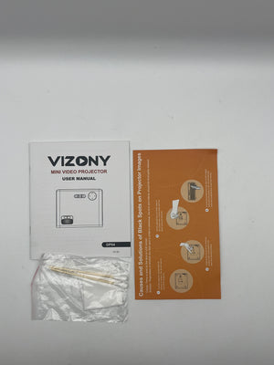 VIZONY Mini Projector side view