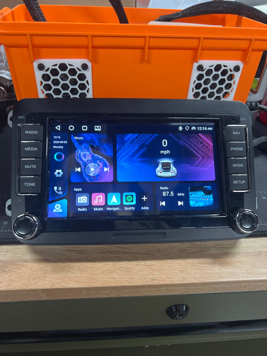 4G+64G] Android Car Radio for VW Jetta Passat Golf Beetle Polo Caddy Tiguan Touran for SEAT Altea for Skoda with Wireless CarPlay Android Auto