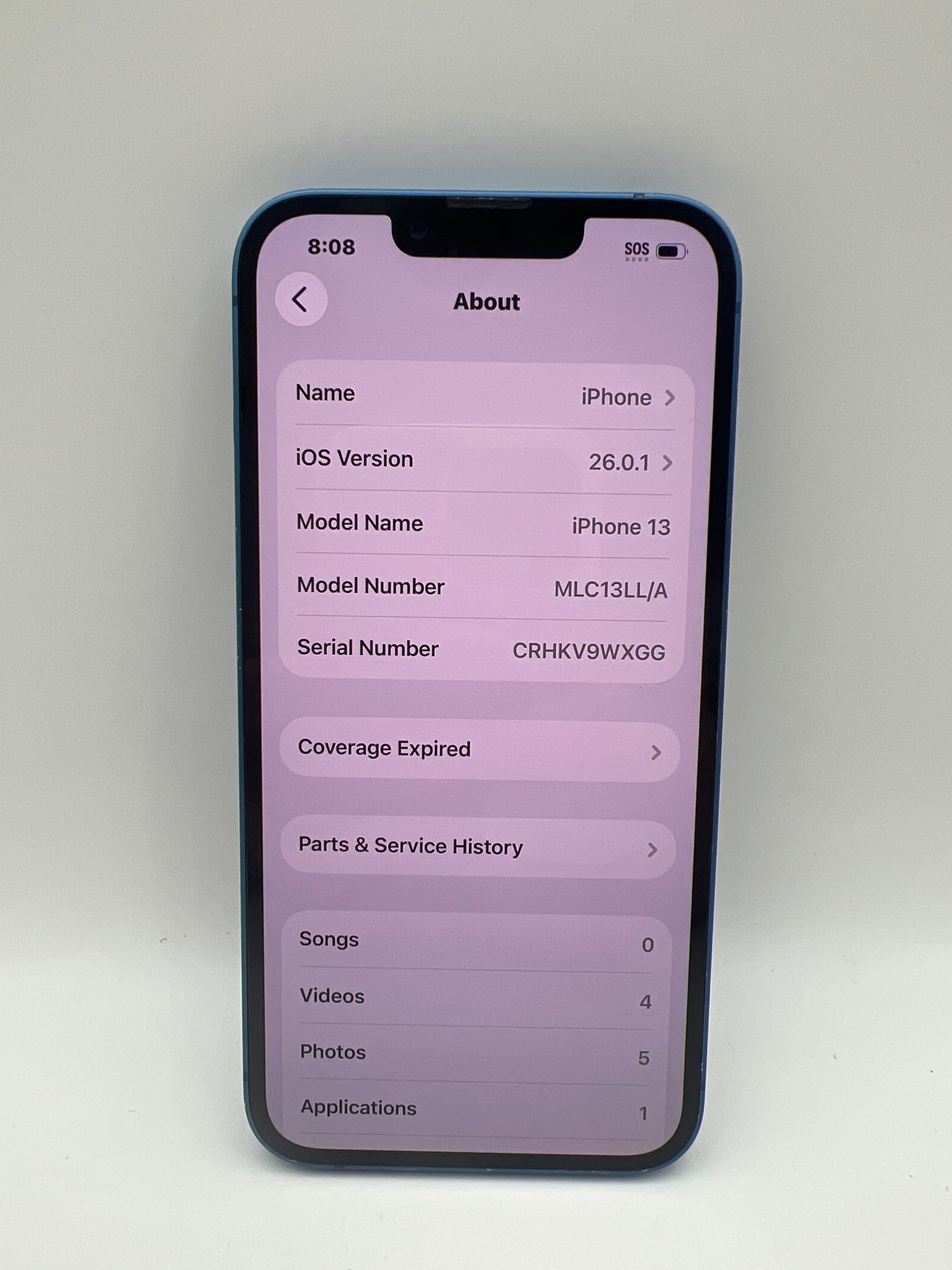 Apple iPhone 13 256GB Blue - Unlocked (Renewed)