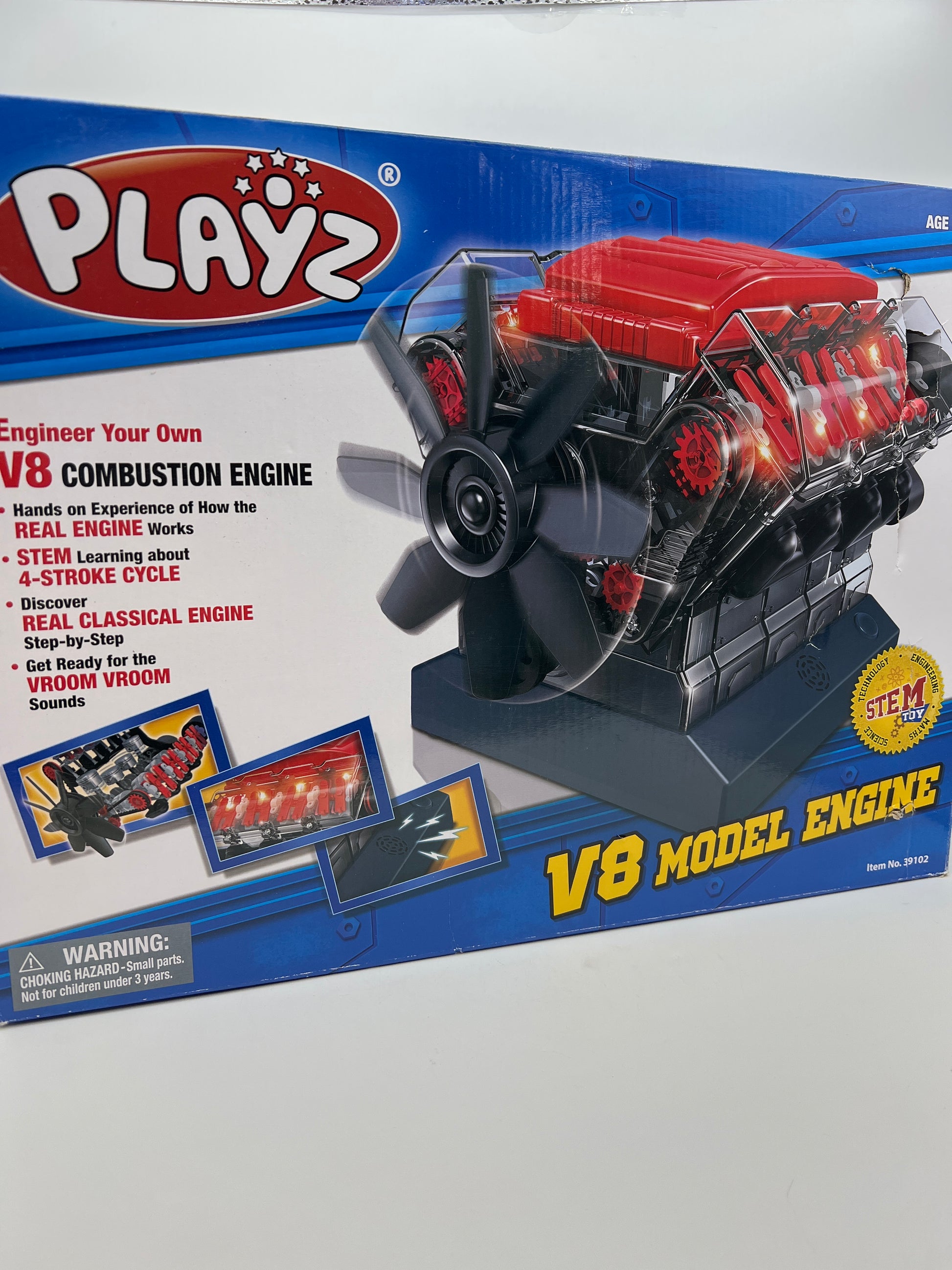 Playz V8 Engine Model Kit