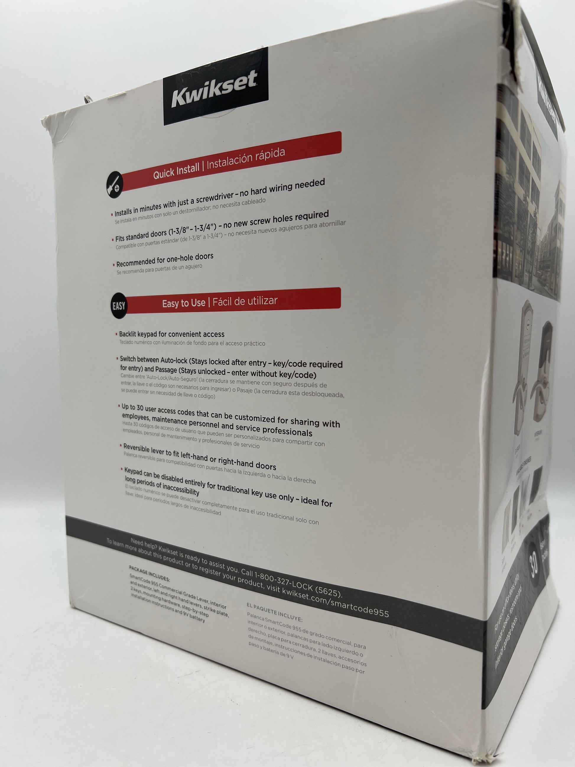 Kwikset SmartCode 955 Pembroke Keypad Lever