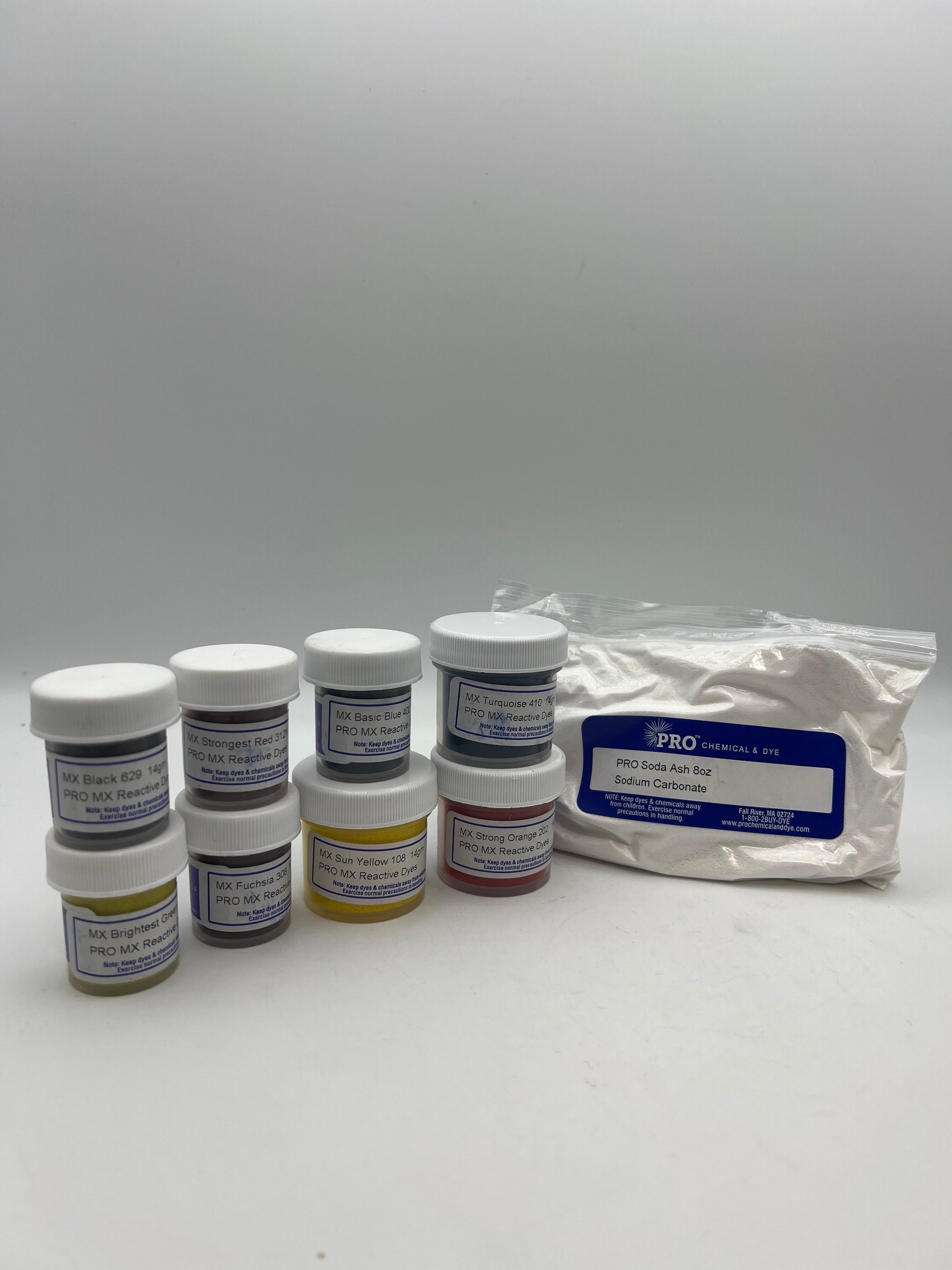 PRO Fiber Reactive MX 8 Color Dye Set