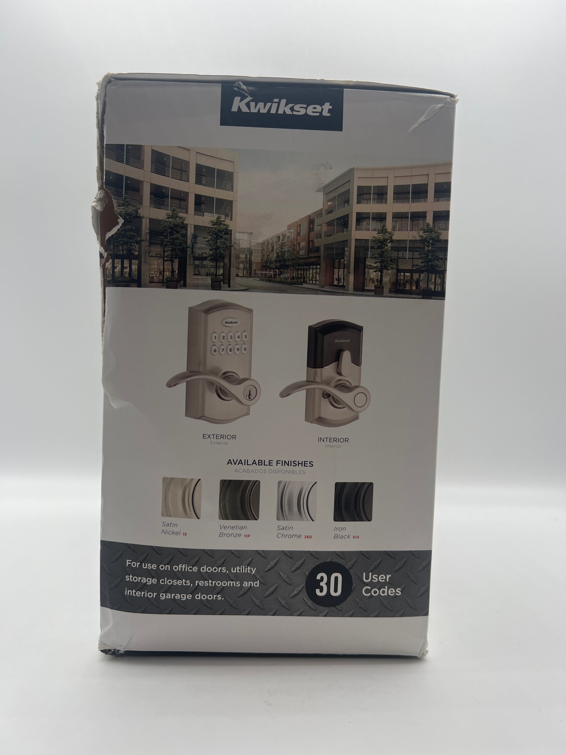 Kwikset SmartCode 955 Pembroke Light Commercial Keypad Lever