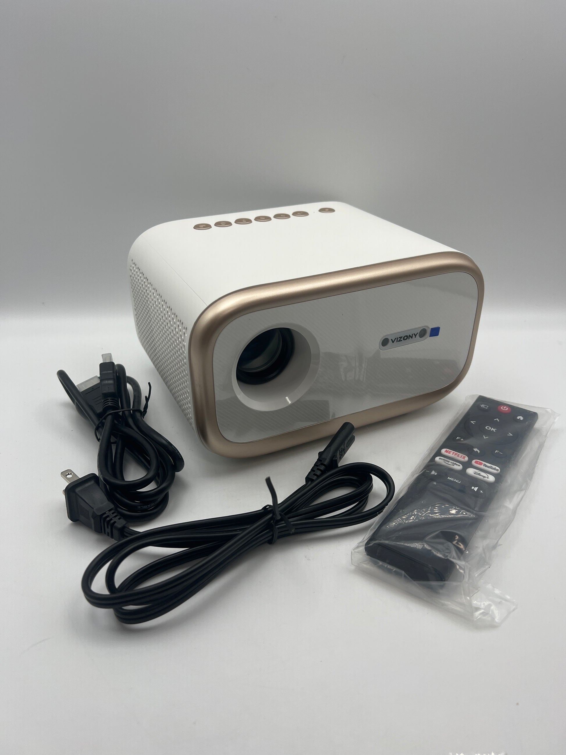 VIZONY E1 Pro WiFi Bluetooth Projector