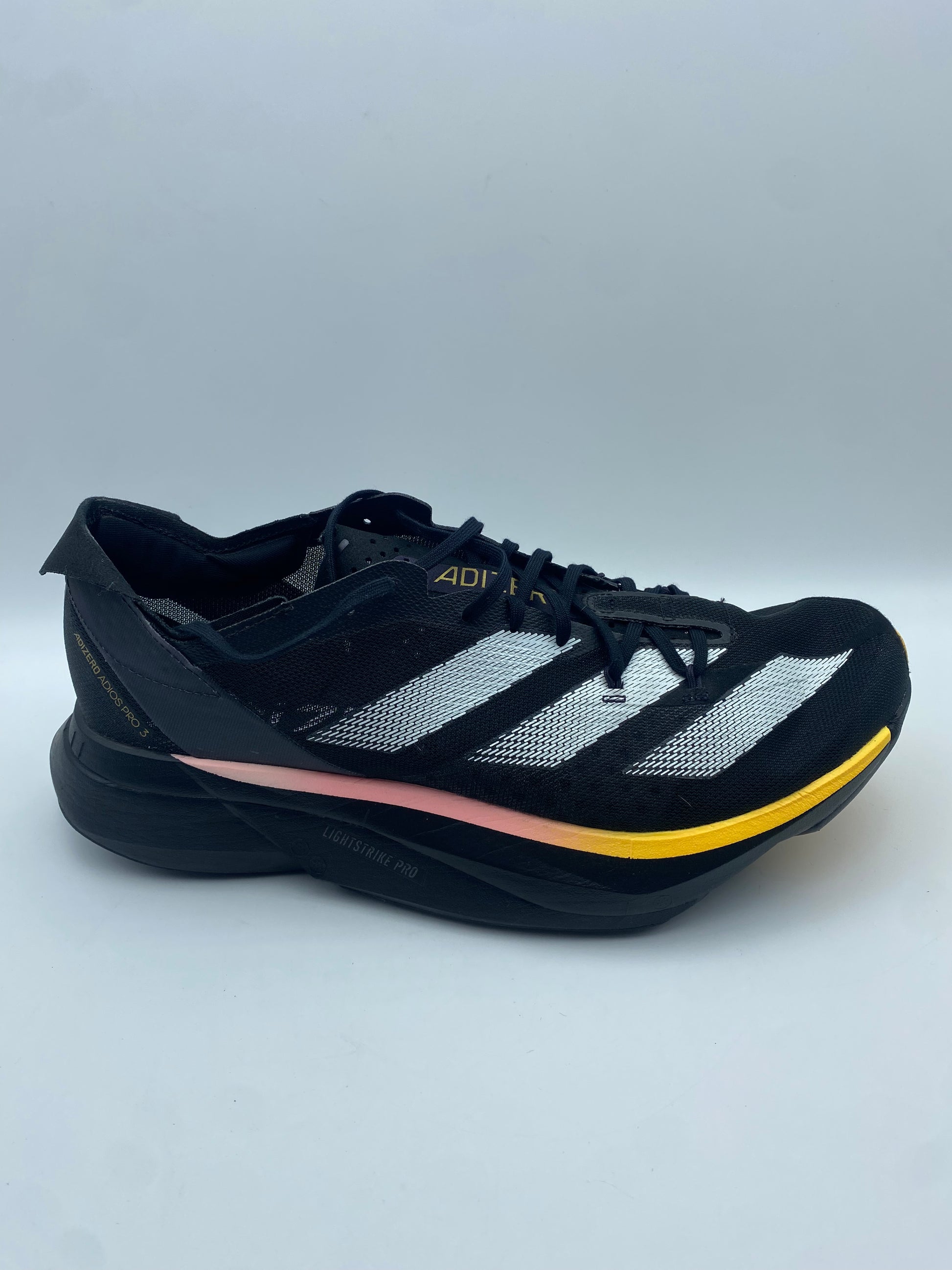Close-up of Adizero Adios Pro 3 outsole