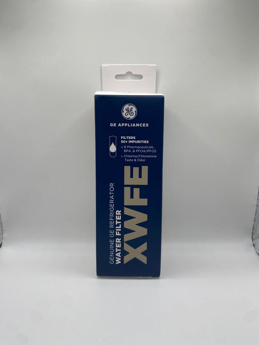 GE XWFE Refrigerator Water Filter, Genuine Replacement Filter, Certified to Reduce Lead, Sulfur, and 50+ Other Impurities, Replace Every 6 Months for Best Results, Pack of 1