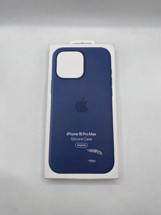 Apple iPhone 16 Pro Max Silicone Case with MagSafe and Camera Control - Denim