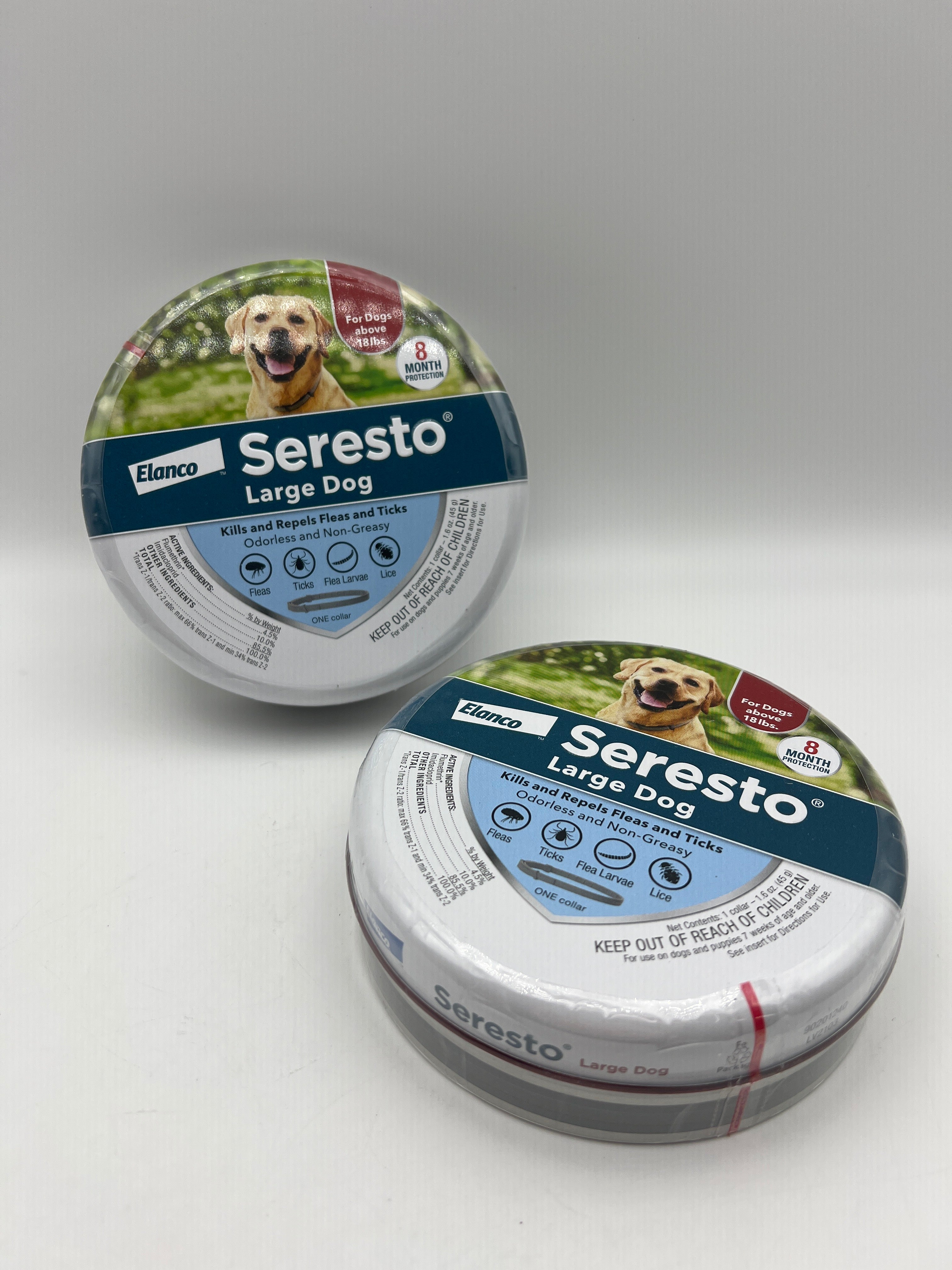 Seresto 8-Month Protection Collar for Dogs Over 18 lbs